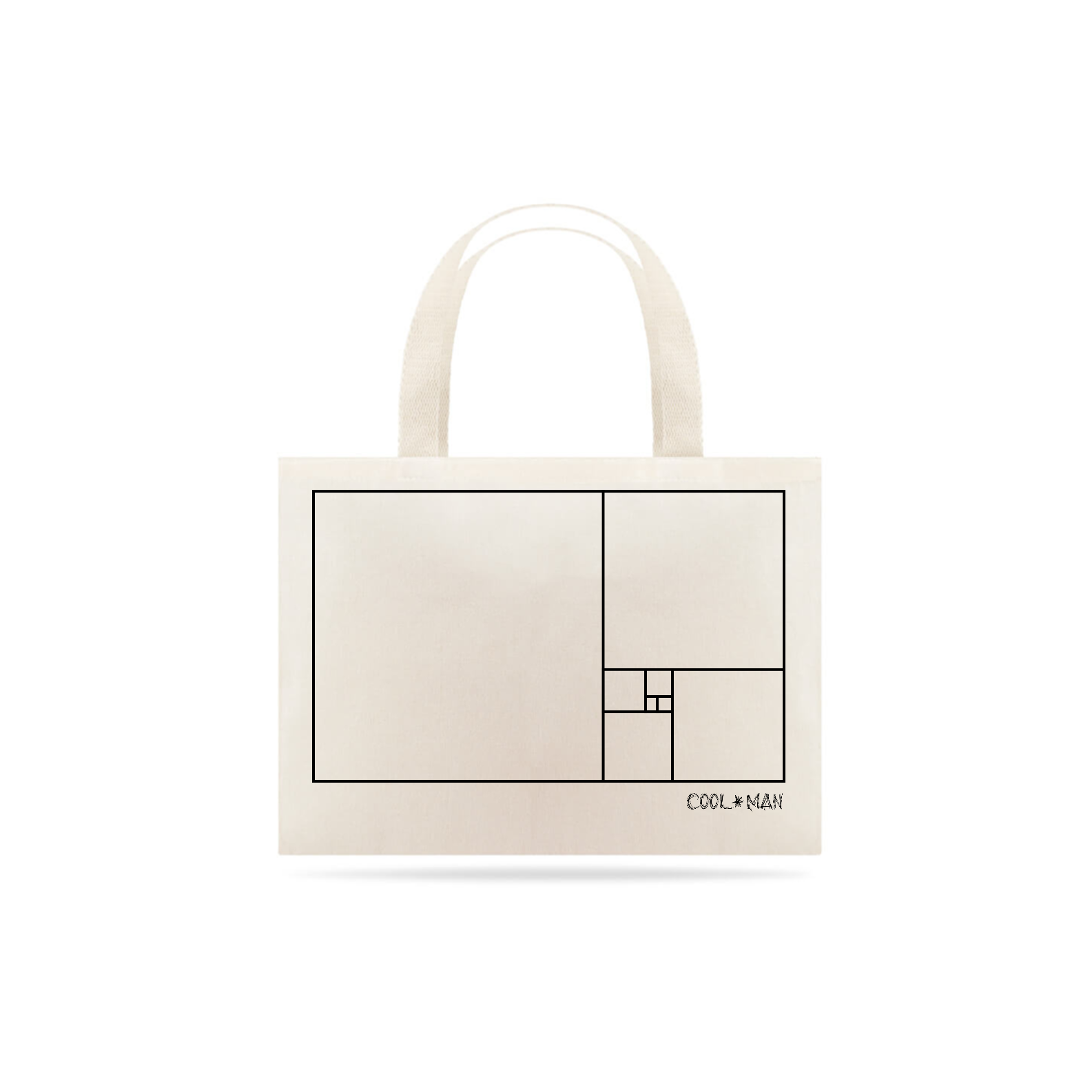 Nome do produto  Ecobag Aurea - Estampa Preta