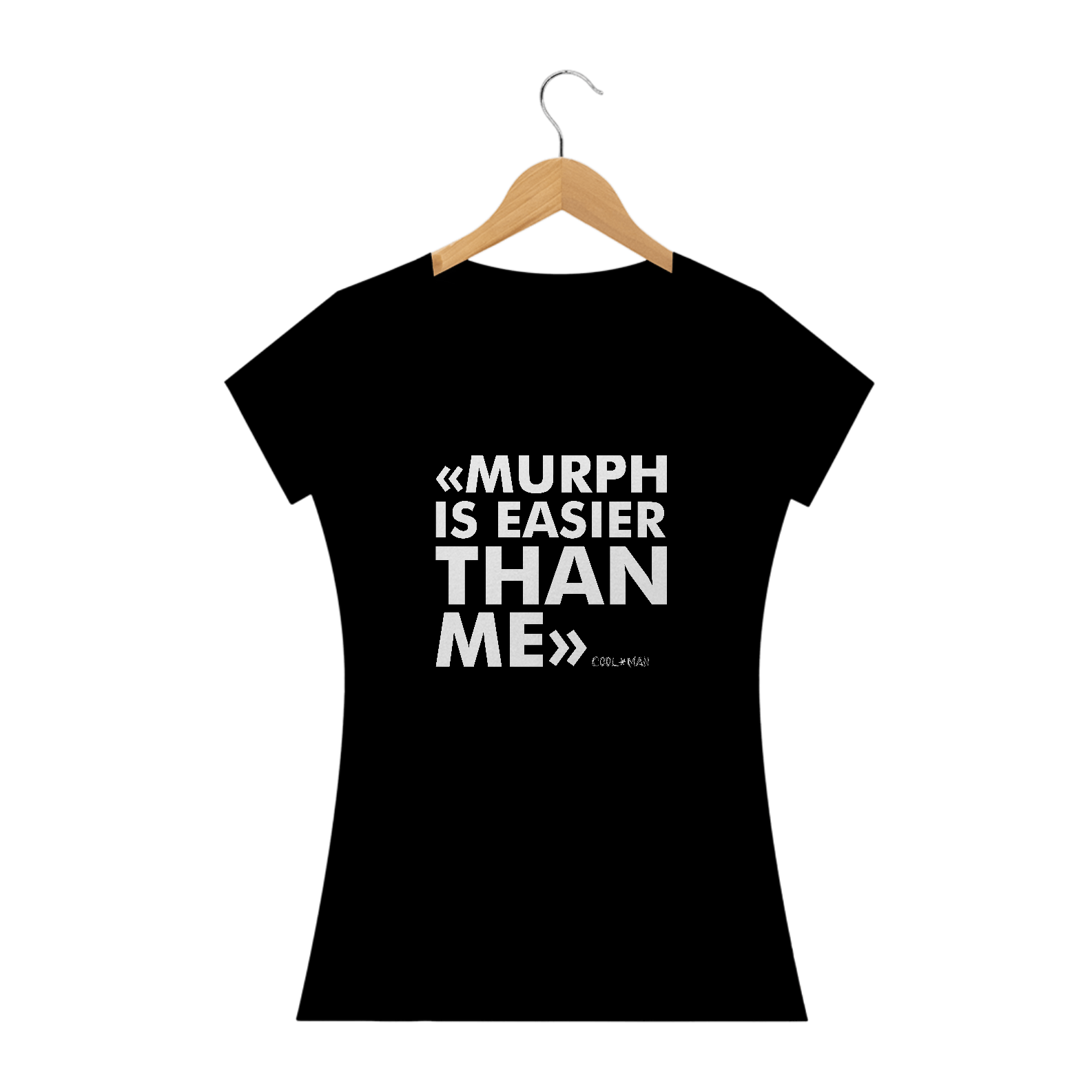 Nome do produto  Camiseta Fem - Murph is easier than me - Estampa branca