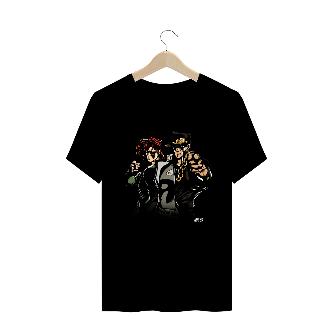 Nome do produto  Camiseta Jotaro Kujo e Kakyoin Noriaki - JoJo's Bizarre Adventure Part 3: Stardust Crusaders