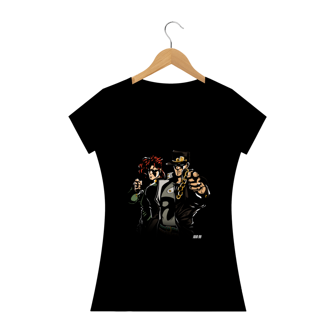 Nome do produto  Camiseta Jotaro Kujo e Kakyoin Noriaki - JoJo's Bizarre Adventure Part 3: Stardust Crusaders