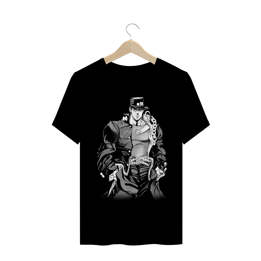 Nome do produto  Camiseta Jotaro Kujo - Camiseta JoJo's Bizarre Adventure Part 3: Stardust Crusaders