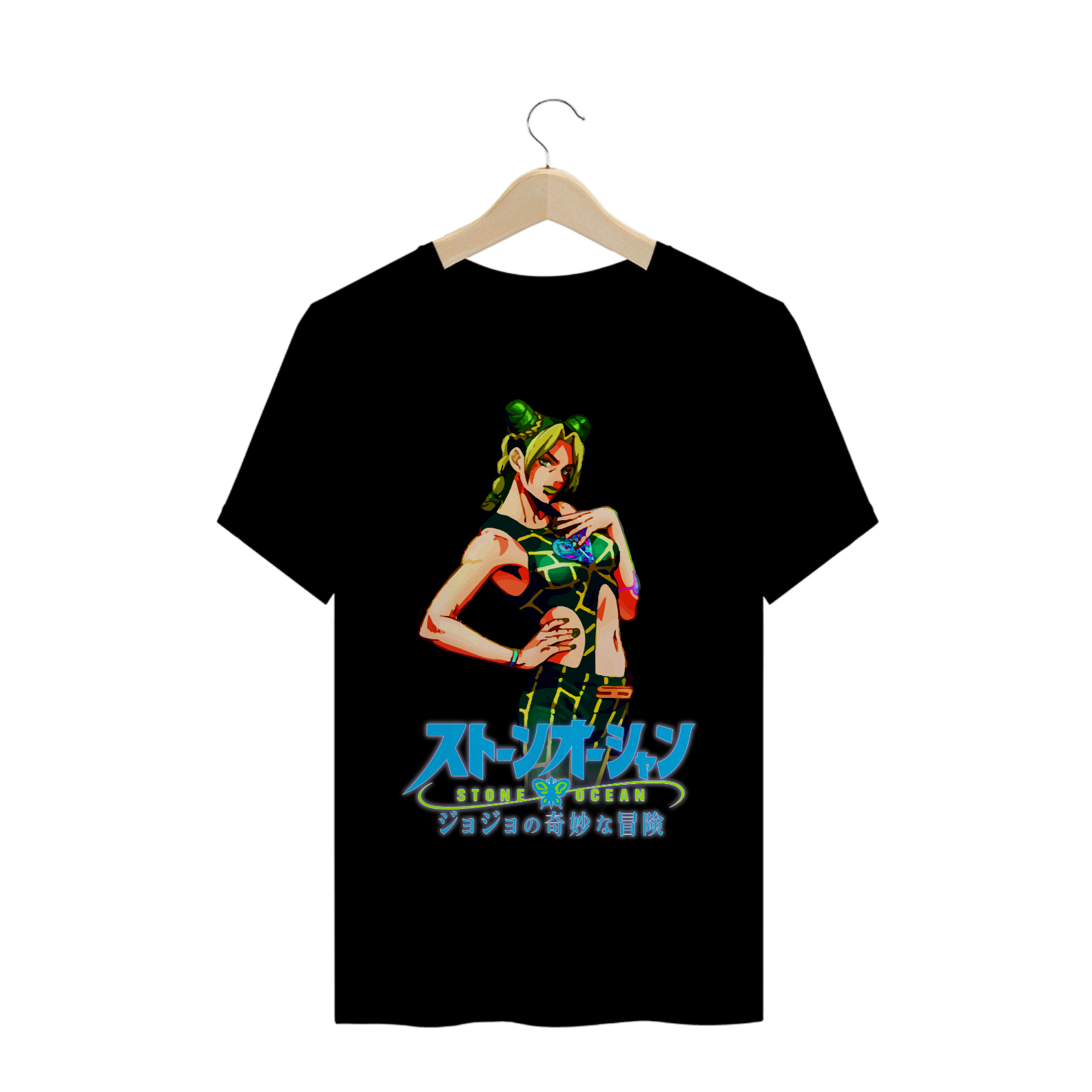Nome do produto  Camiseta Jolyne Cujoh - Jojo Stone Ocean Camiseta