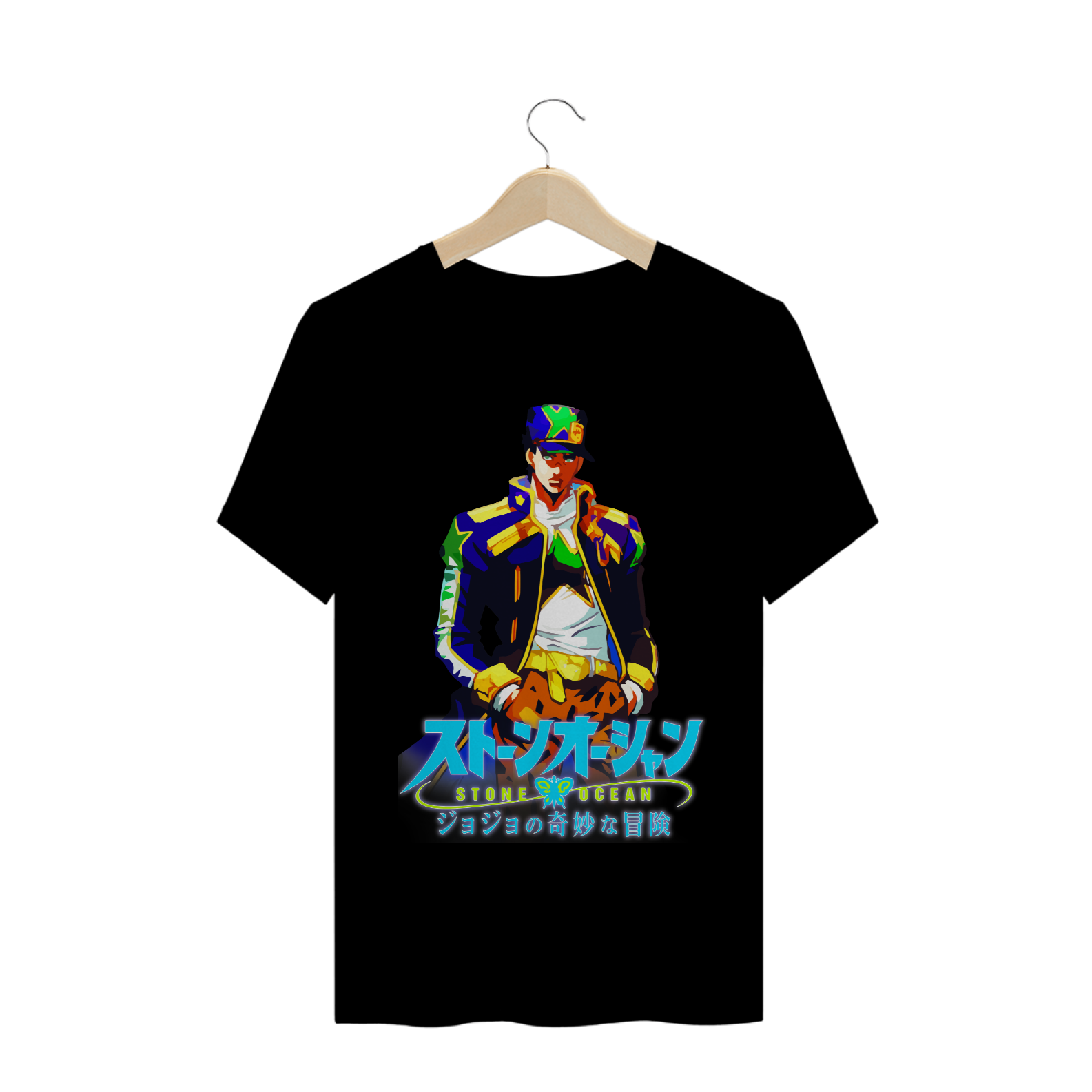 Nome do produto  Camiseta Jotaro Kujo Stone Ocean - Camiseta Jotaro Part 6