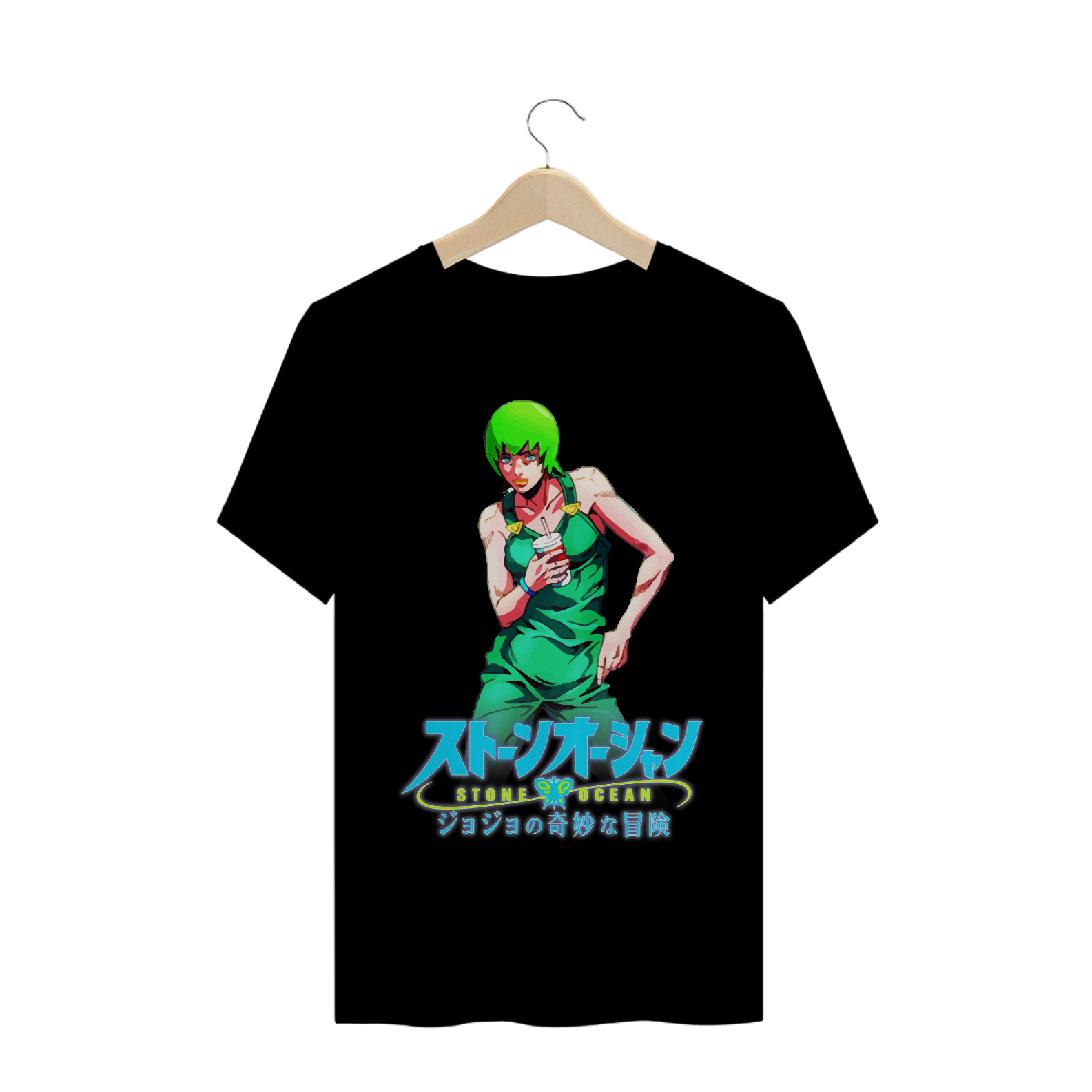 Nome do produto  Camiseta Foo Fighters JoJo - Camiseta F.F Jojo Stone Ocean