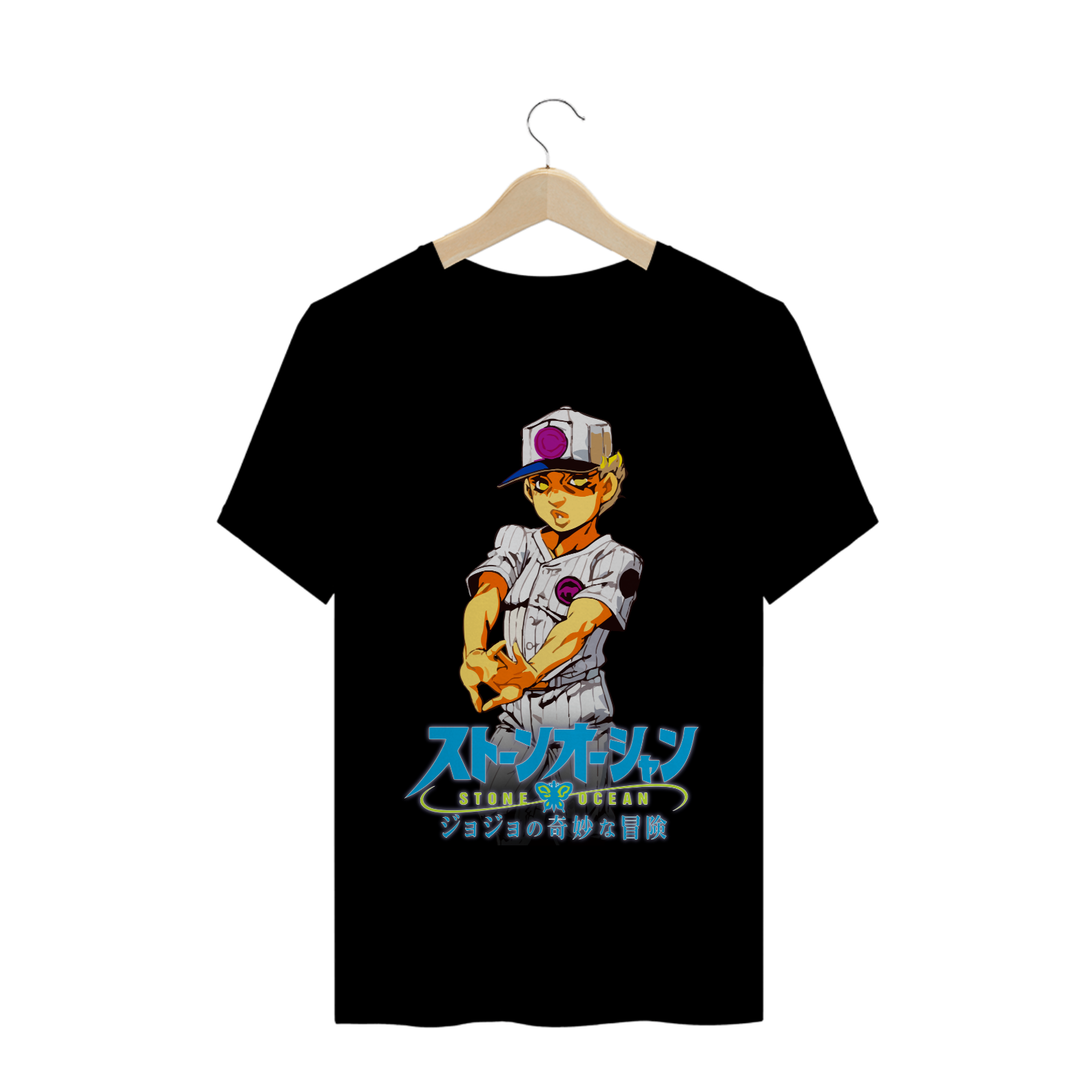 Nome do produto  Camiseta Empório Alniño - Camiseta JoJo Stone Ocean