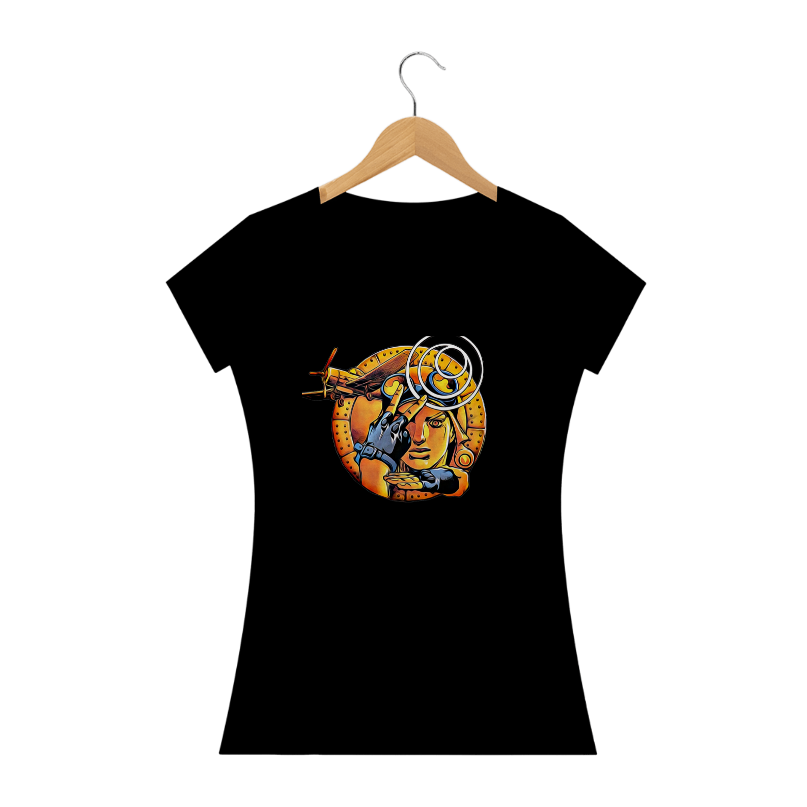 Nome do produto  Camiseta Joseph Joestar - Camisa Baby Look JoJo's Bizarre Adventure
