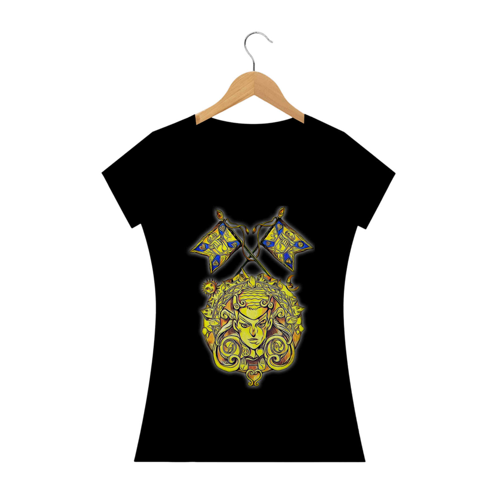 Nome do produto  Camiseta Josuke Higashikata - Camisa Baby Look Jojo's Bizarre Adventure