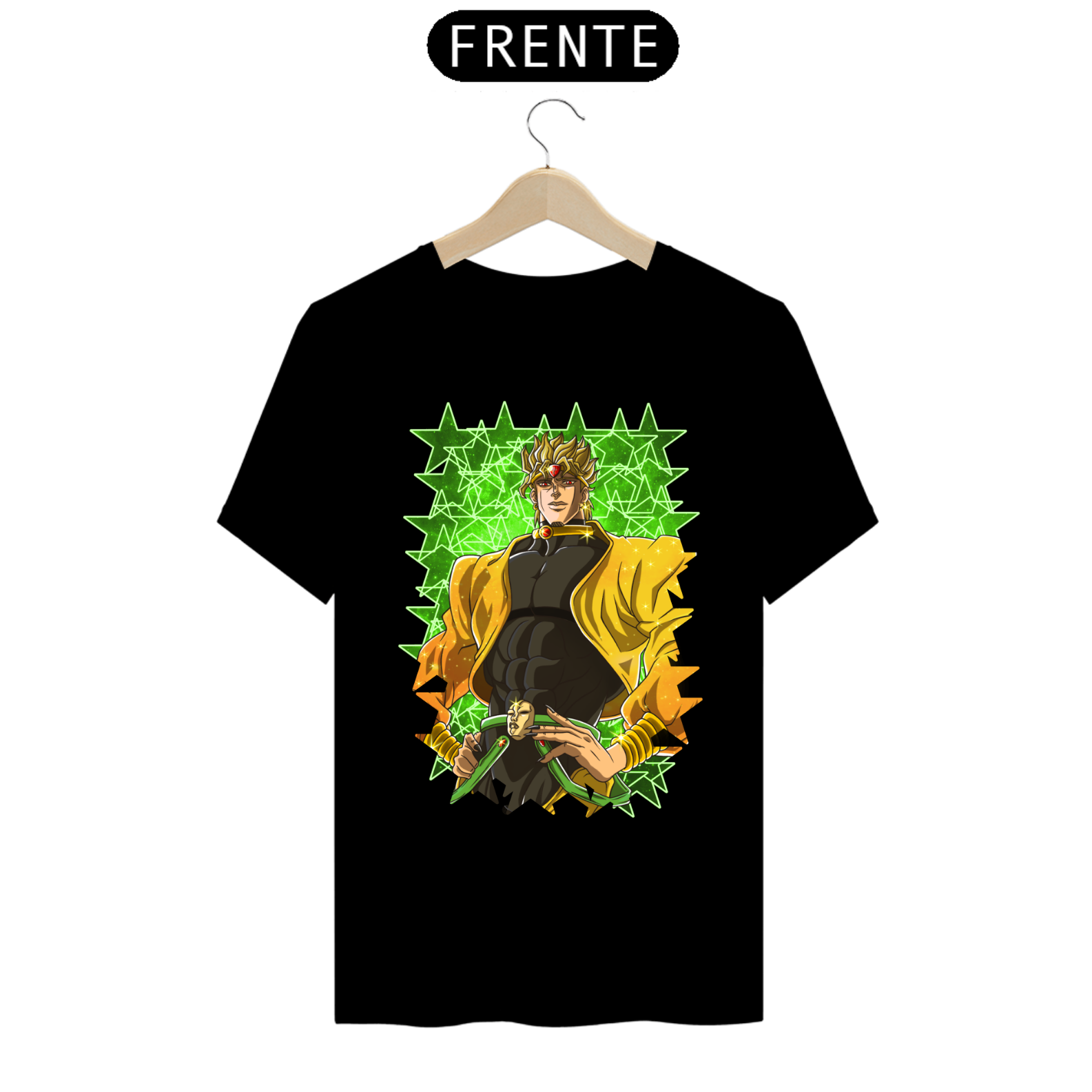 Nome do produto  Camiseta Dio Brando e The World - Camisa JoJo's Bizarre Adventure