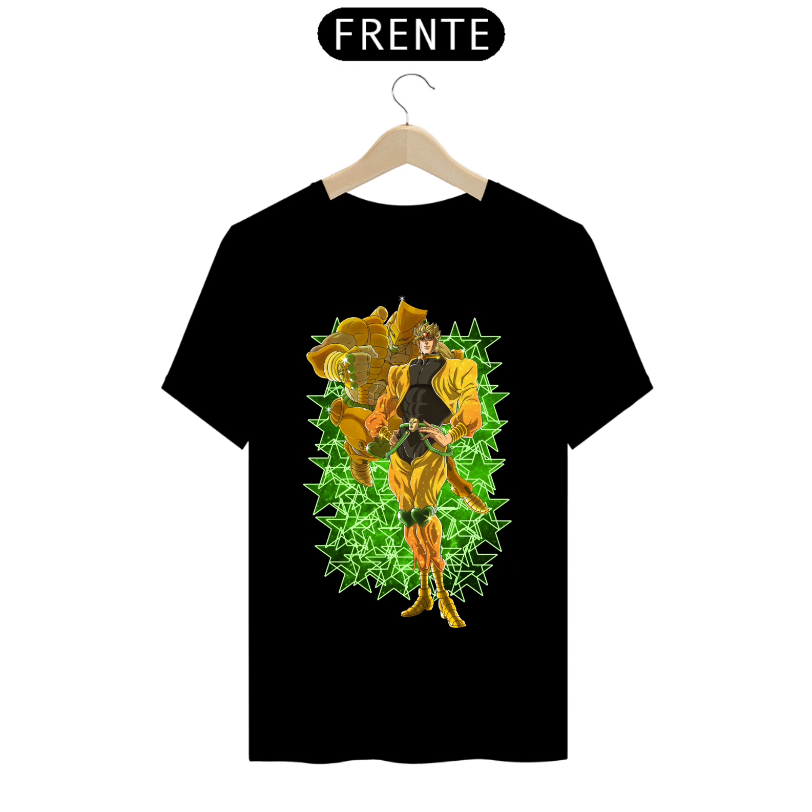 Nome do produto  Camiseta Dio Brando e The World - Camisa JoJo's Bizarre Adventure