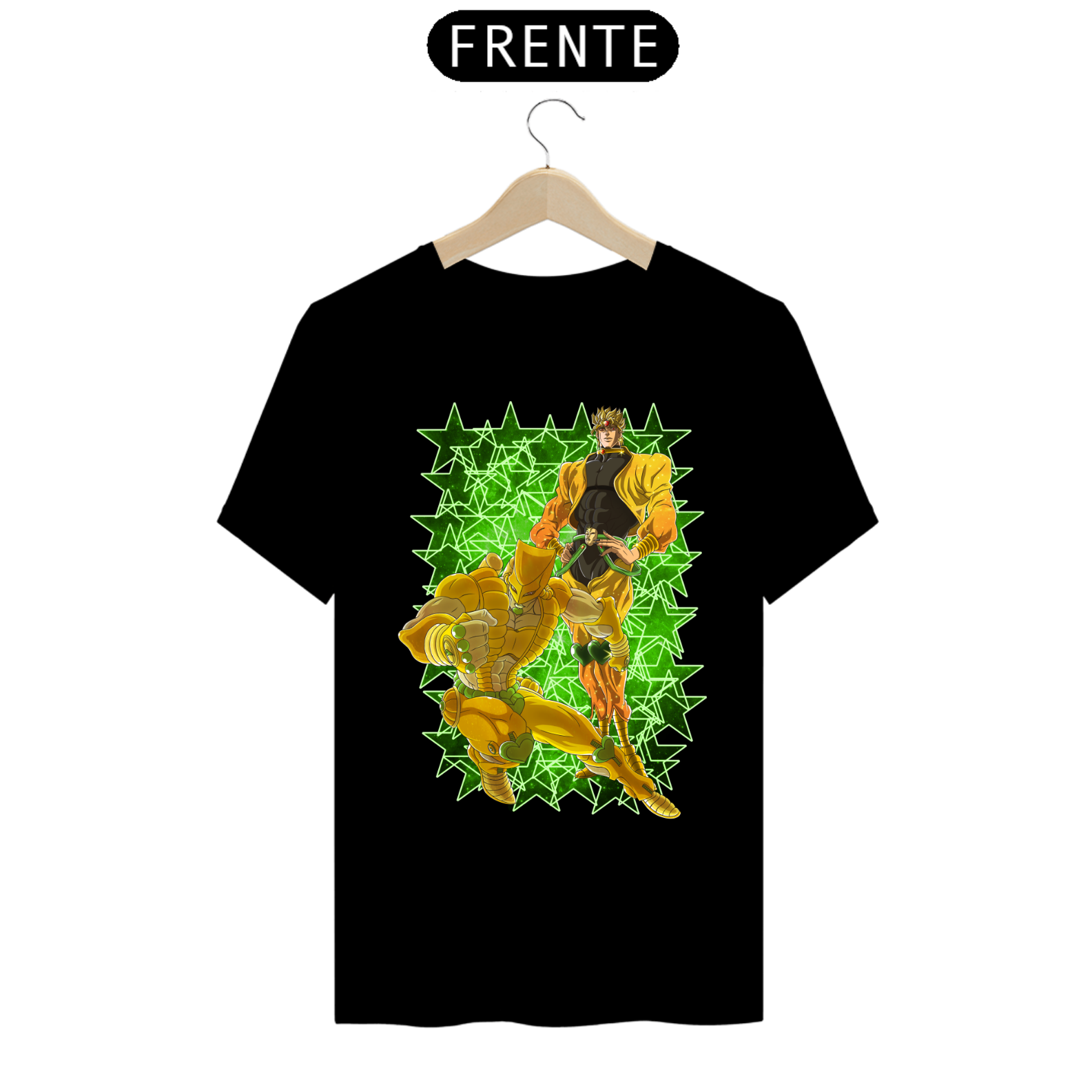 Nome do produto  Camiseta Dio Brando e The World - Camisa JoJo's Bizarre Adventure