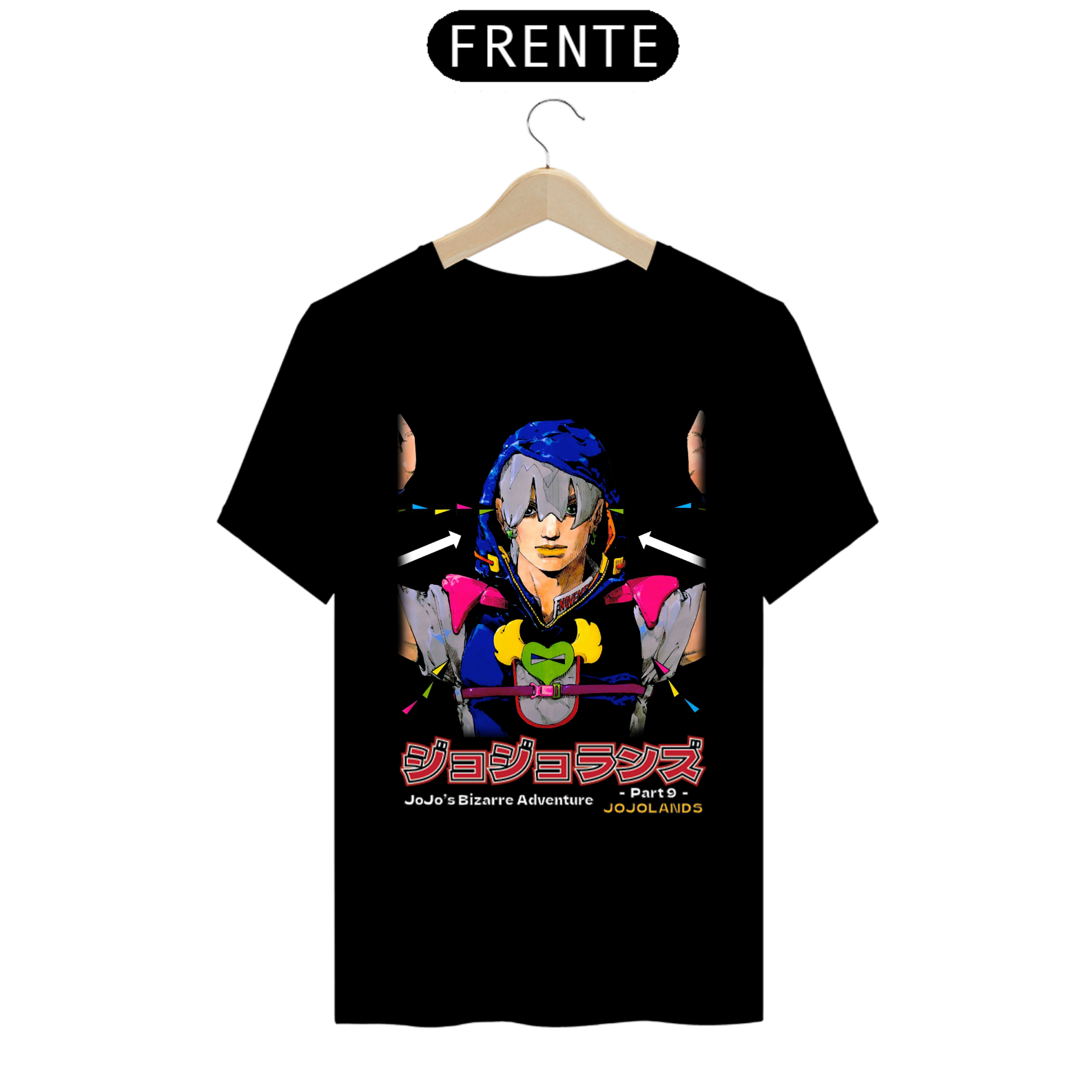 Nome do produto  CAMISETA JOJOLANDS - Camiseta JOJO PART 9