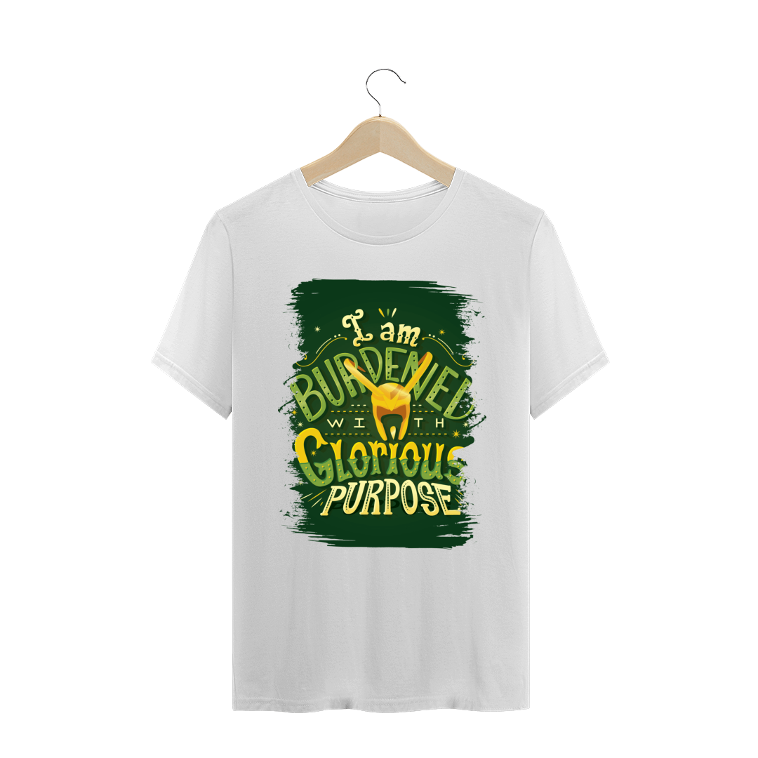 Nome do produto  camisa Frase do Heroi (LOKI)