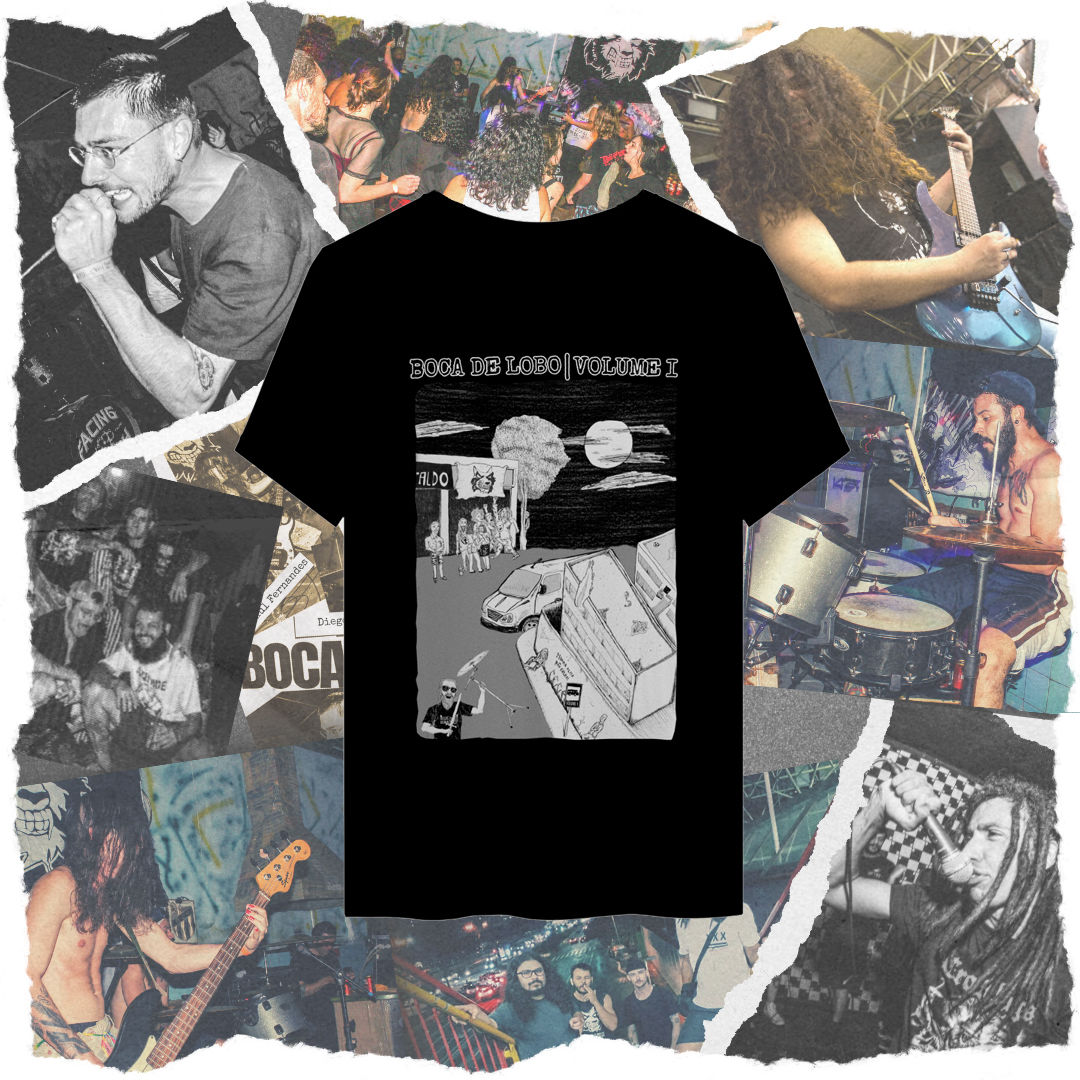 CAMISETA - B.D.L. - VOLUME I (Arte: Podre Flores)