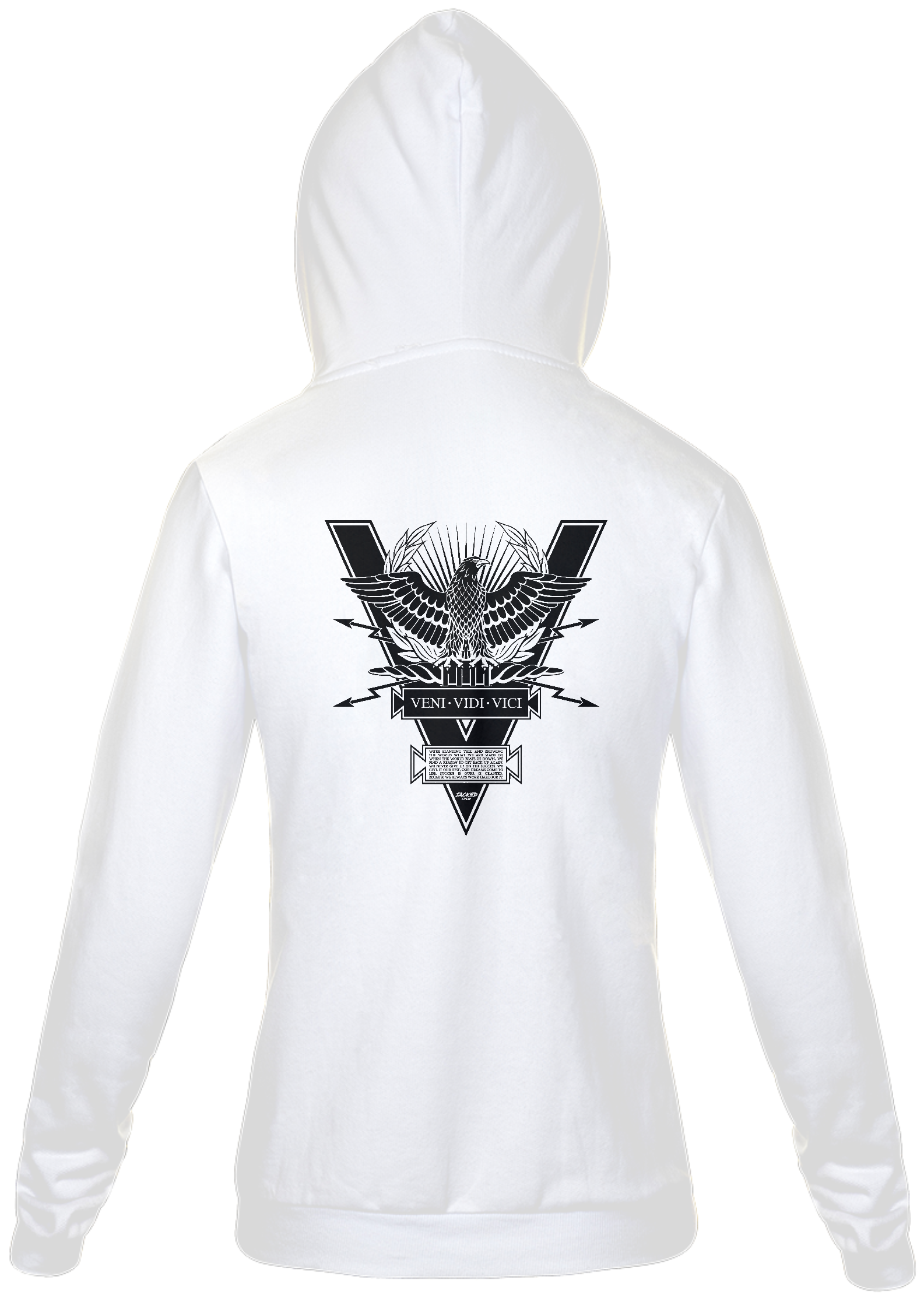 Nome do produto  Moletom - VENI VIDI VICI - WHITE