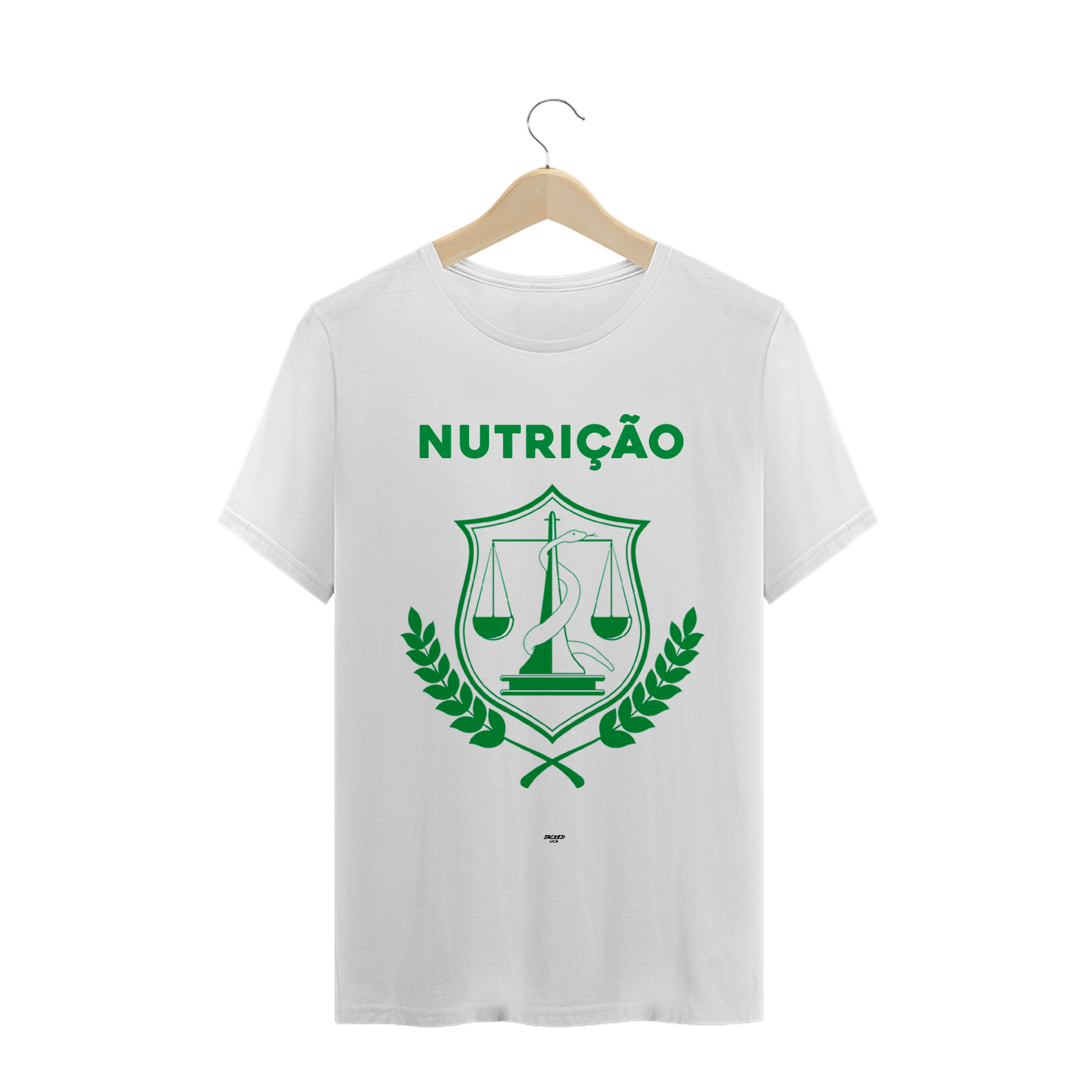 Nome do produto  Camiseta - NUTRIÇÃO LOGO - WHITE