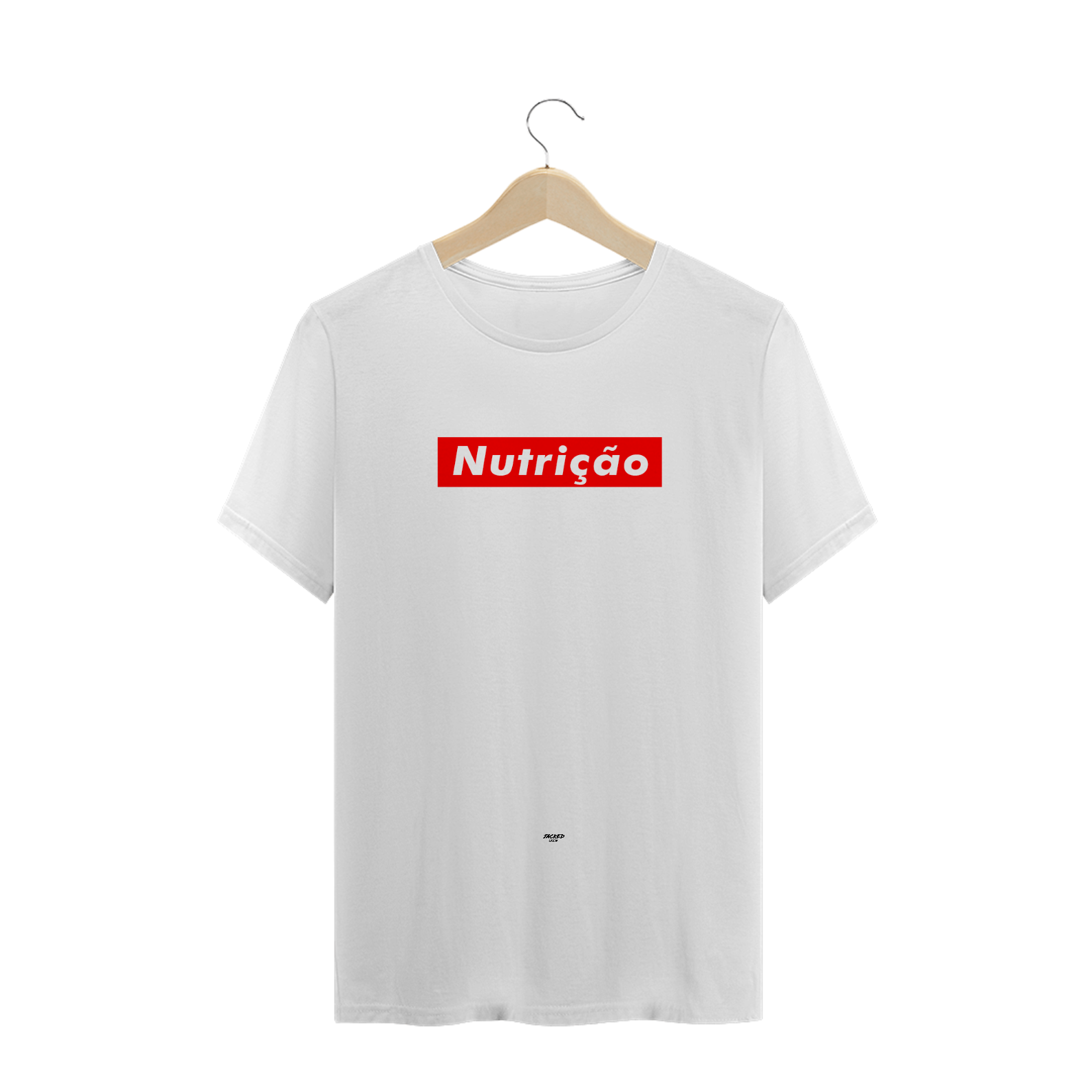 Nome do produto  Camiseta NUTRIÇÃO LOGO (Supreme Style) - WHITE