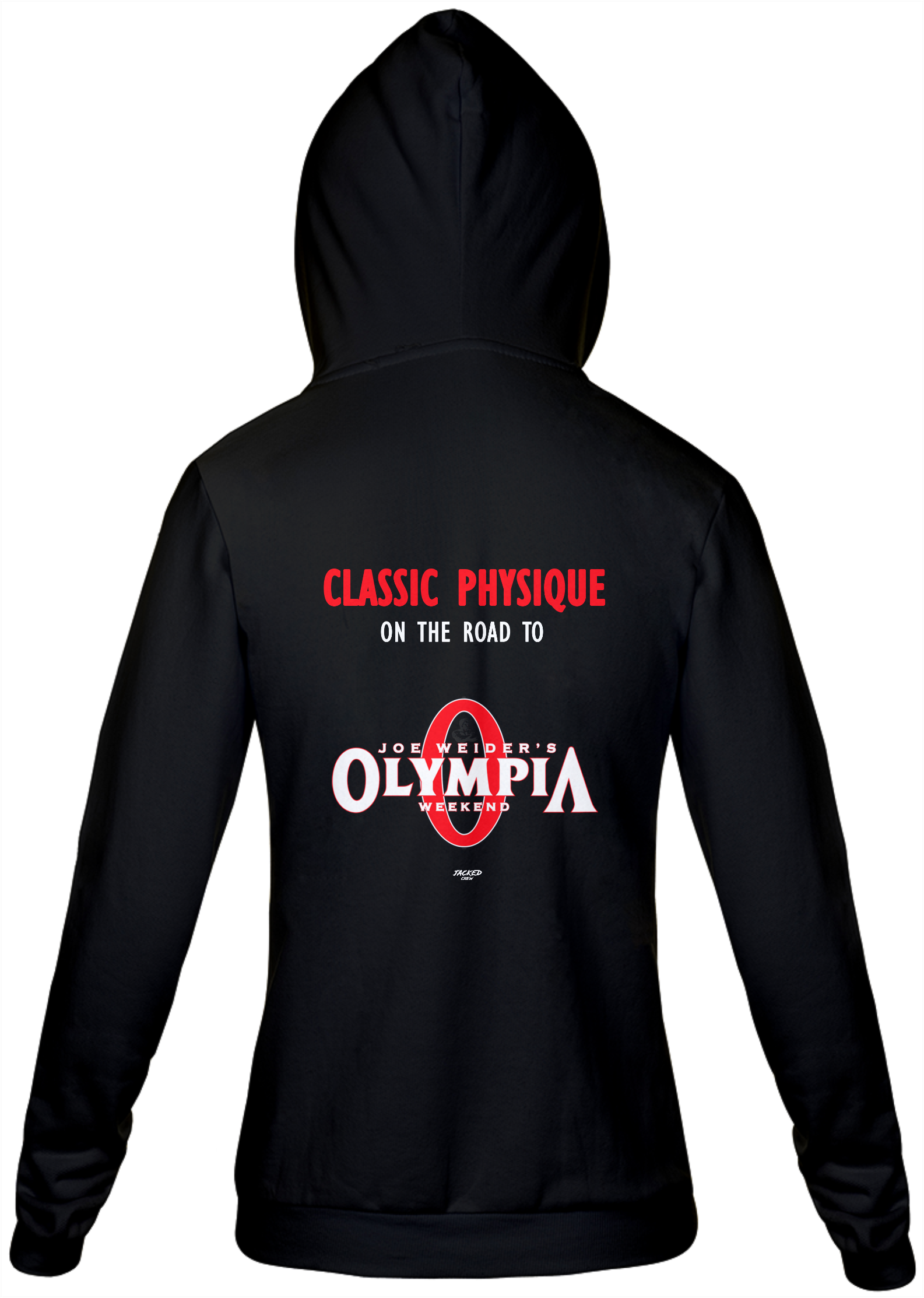 Nome do produto  Moletom CLASSIC PHYSIQUE OLYMPIA - BLACK