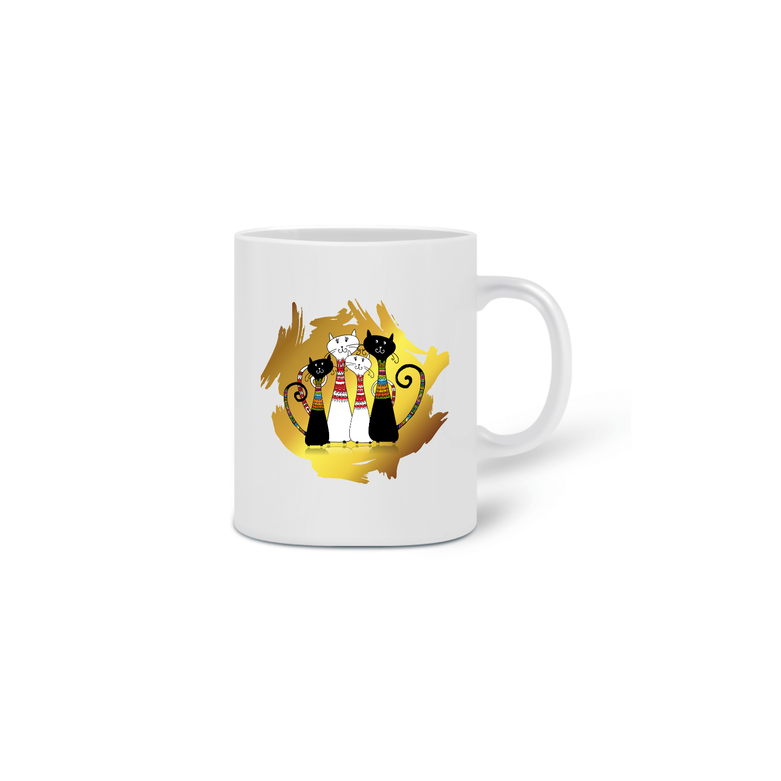 Caneca 4 Gatos