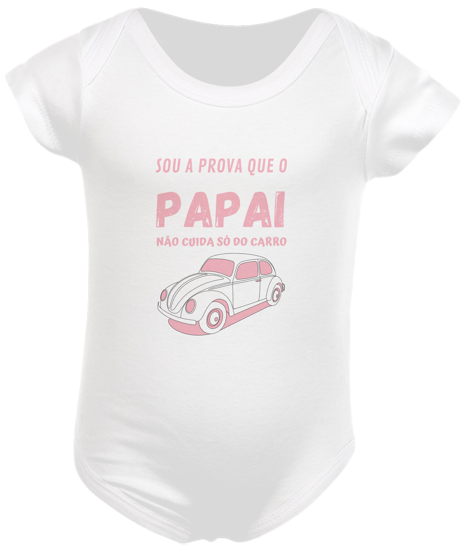 Nome do produto  Body Prova do Papai carro rosa