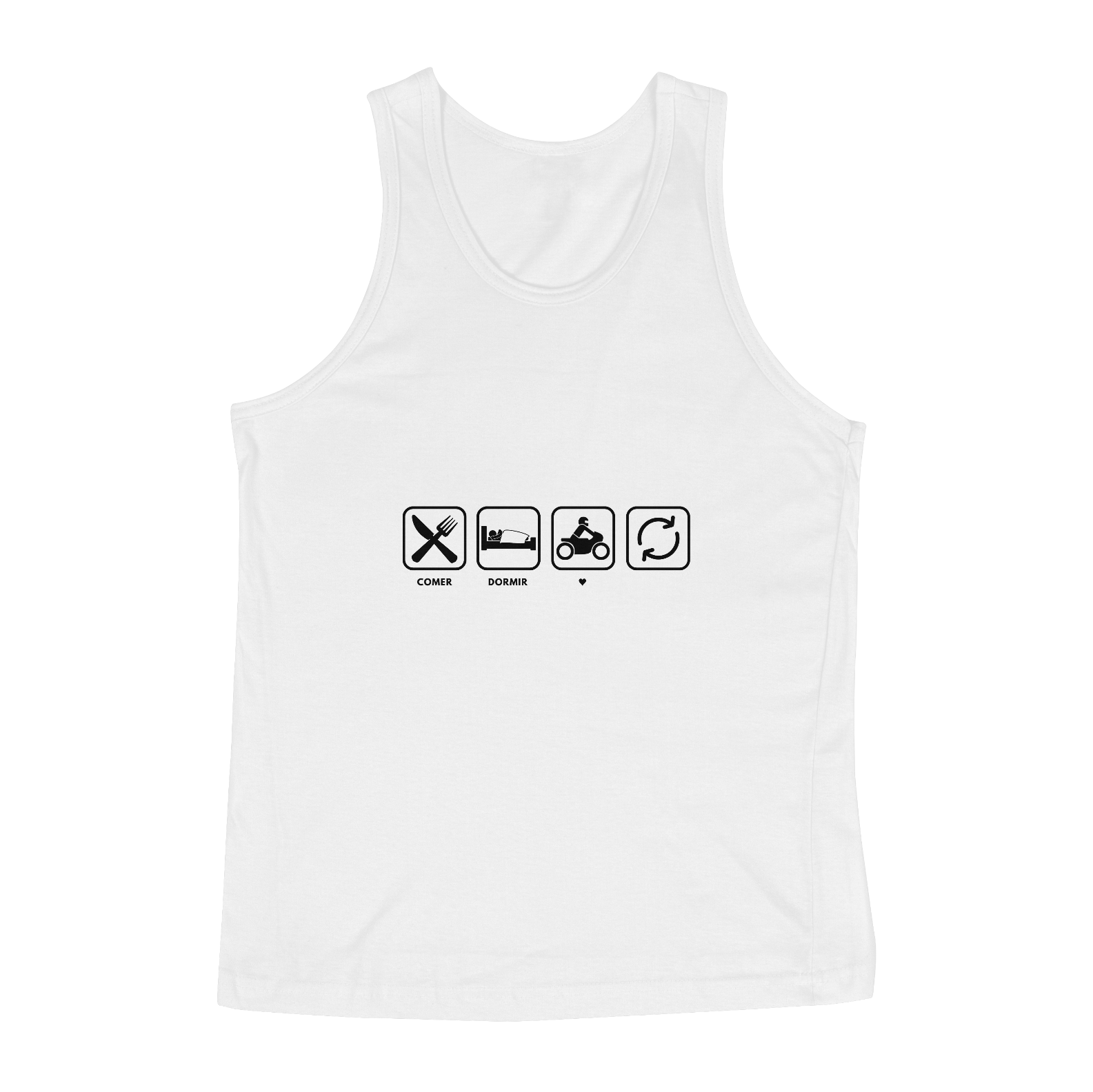 Nome do produto  Camiseta Regata Dia a Dia moto