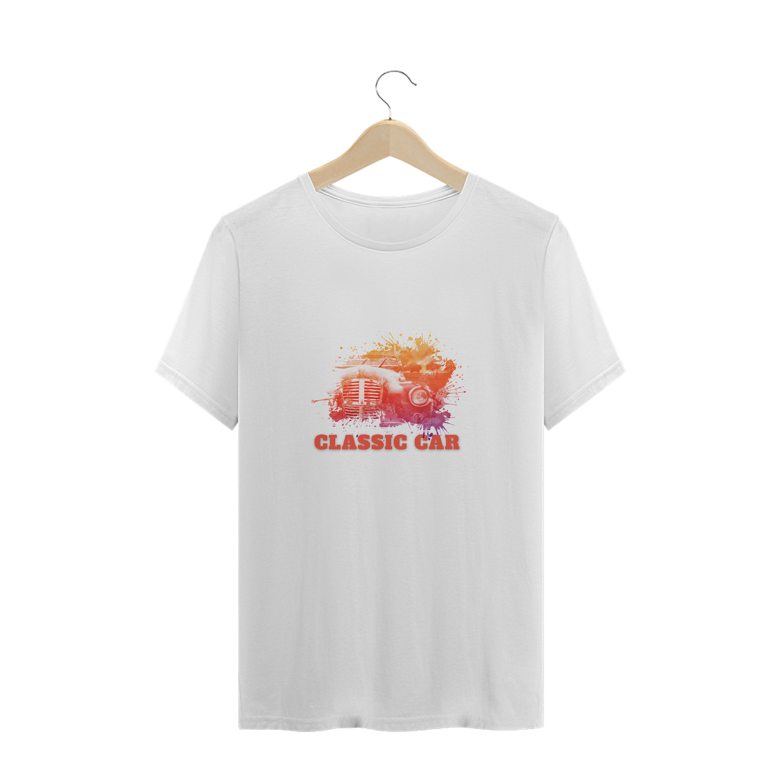 Nome do produto  Camiseta Plus Size Classic Car