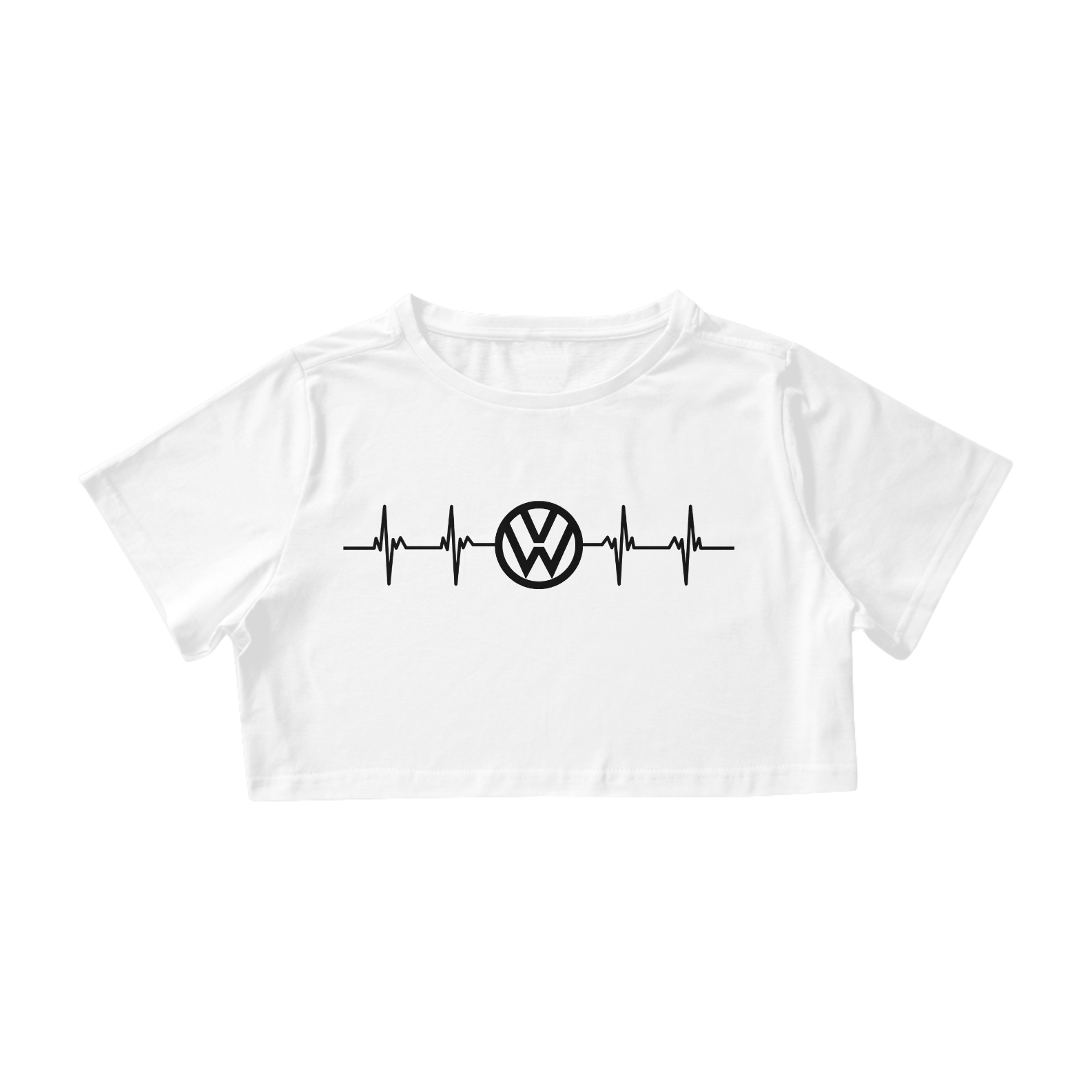 Nome do produto: Cropped branco Batimentos VW