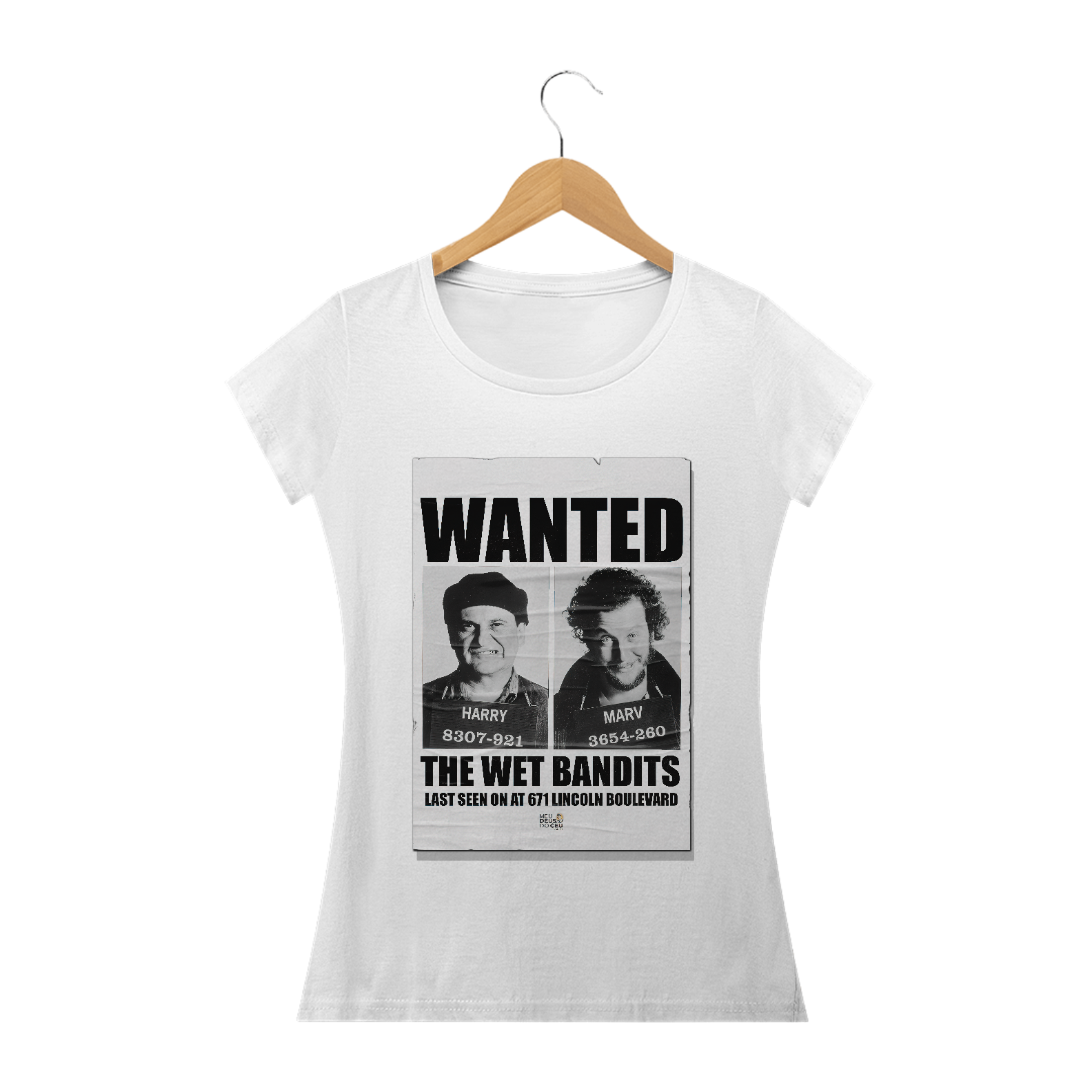 Nome do produto  Babylook Fem. - Bandidos Molhados - Wet Bandits - Esqueceram de Mim