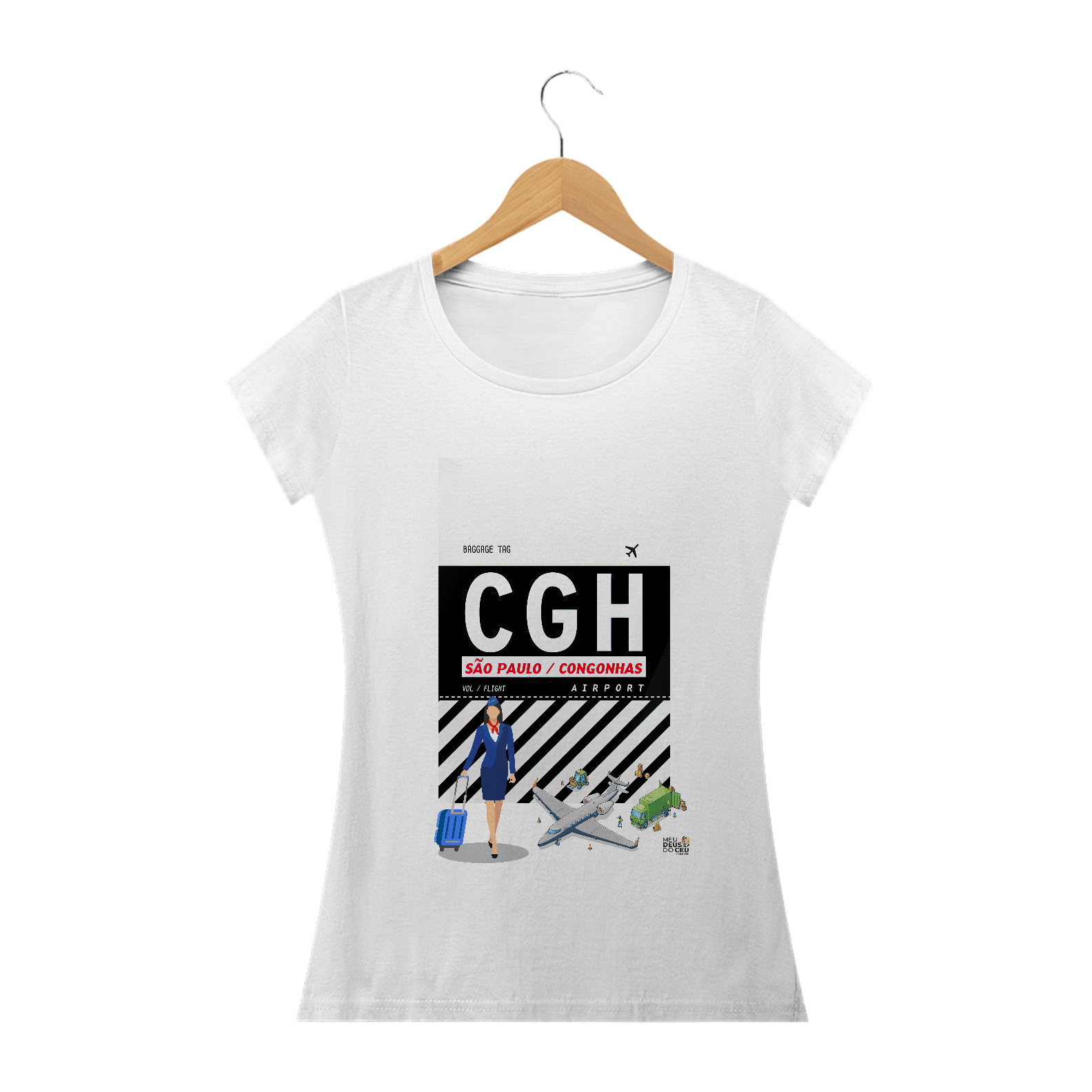 Nome do produto  Babylook Fem. CGH IATA Congonhas São Paulo Comissária