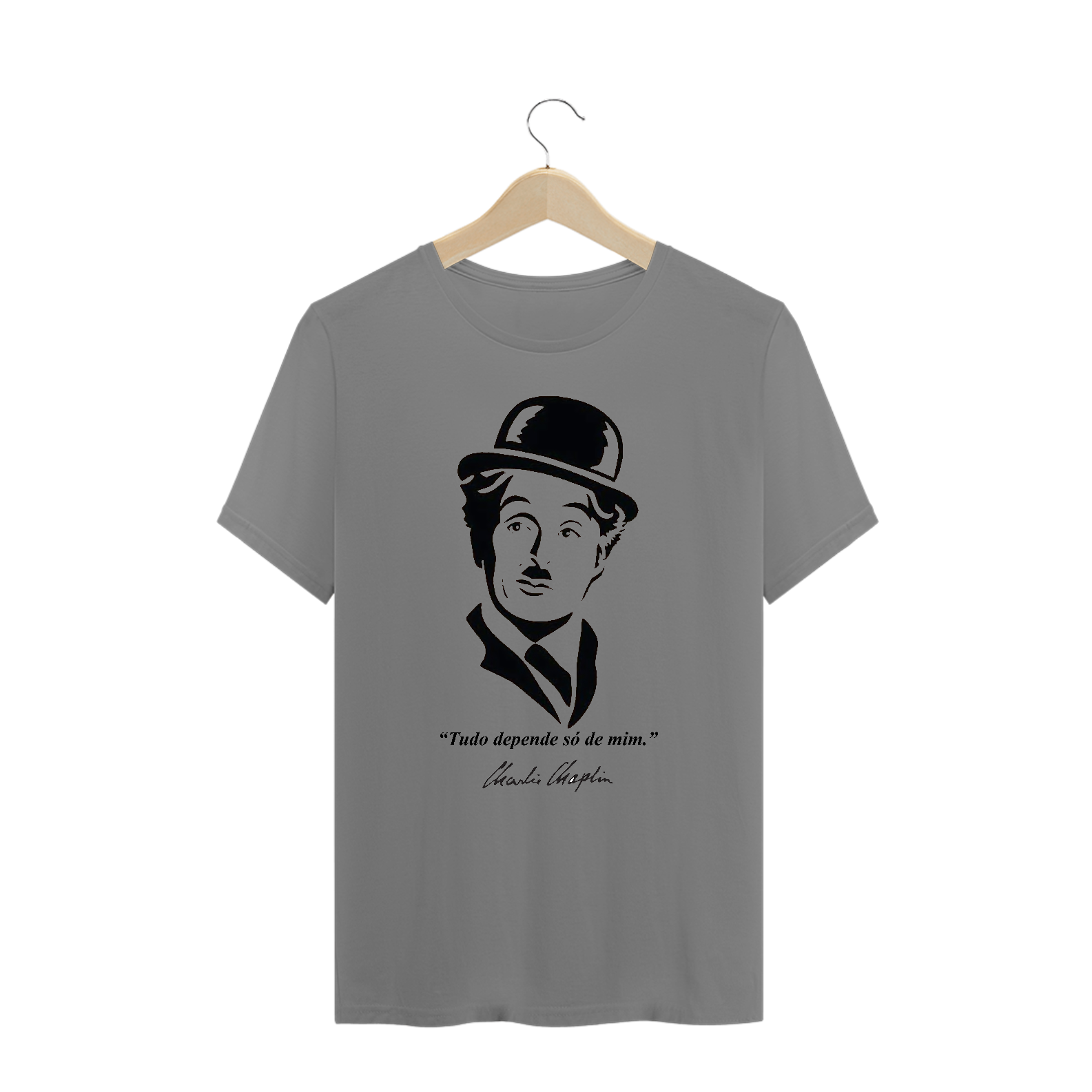 Nome do produto  Cam. Plus Size Unissex - Chaplin