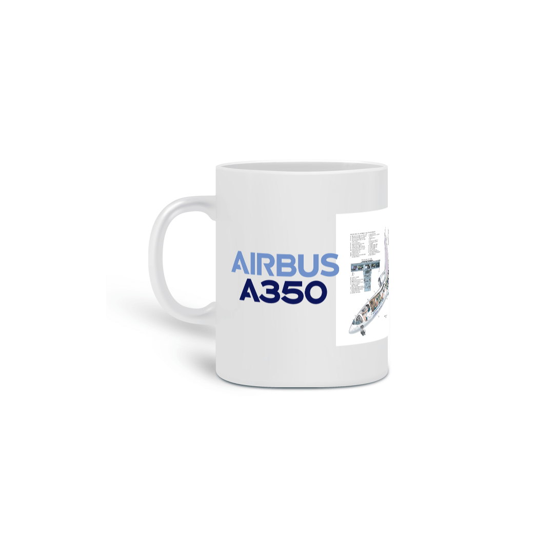 Nome do produto  Caneca Airbus A350