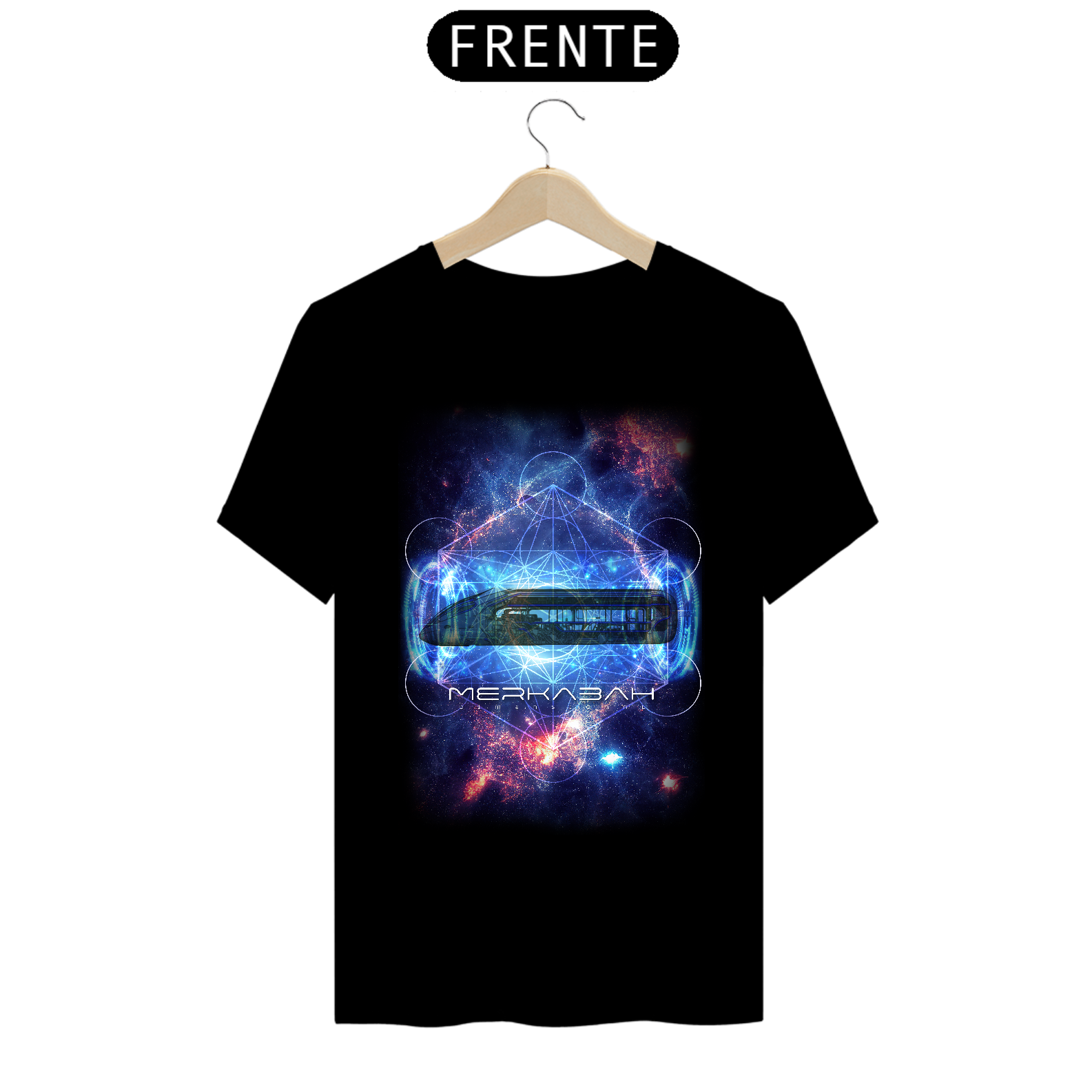 Nome do produto  Cam. Unissex - Merkabah Dimensional de Tranporte