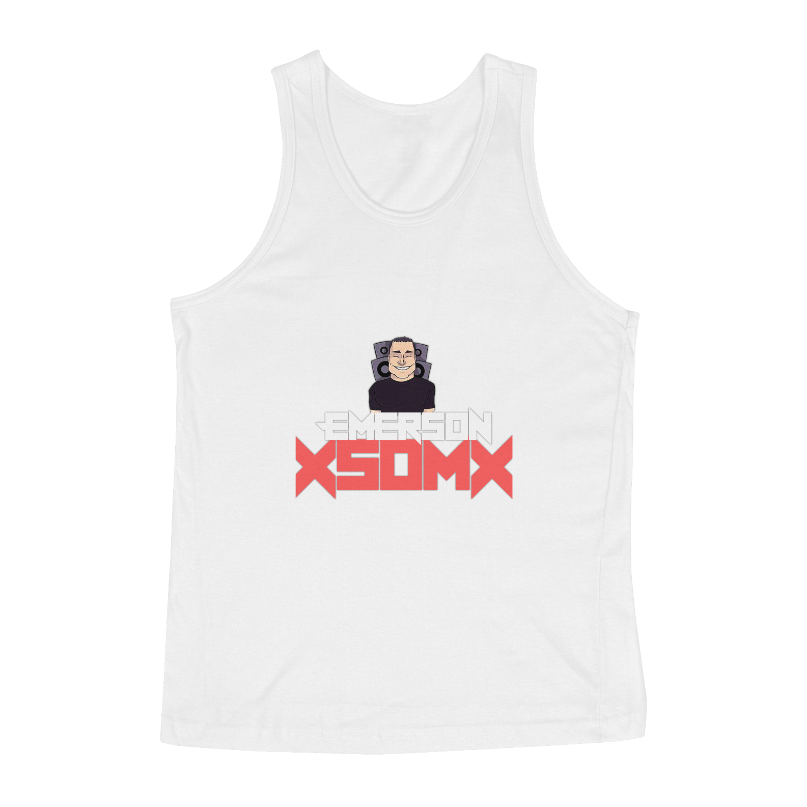 Nome do produto  REGATA LOGO CARICATURA