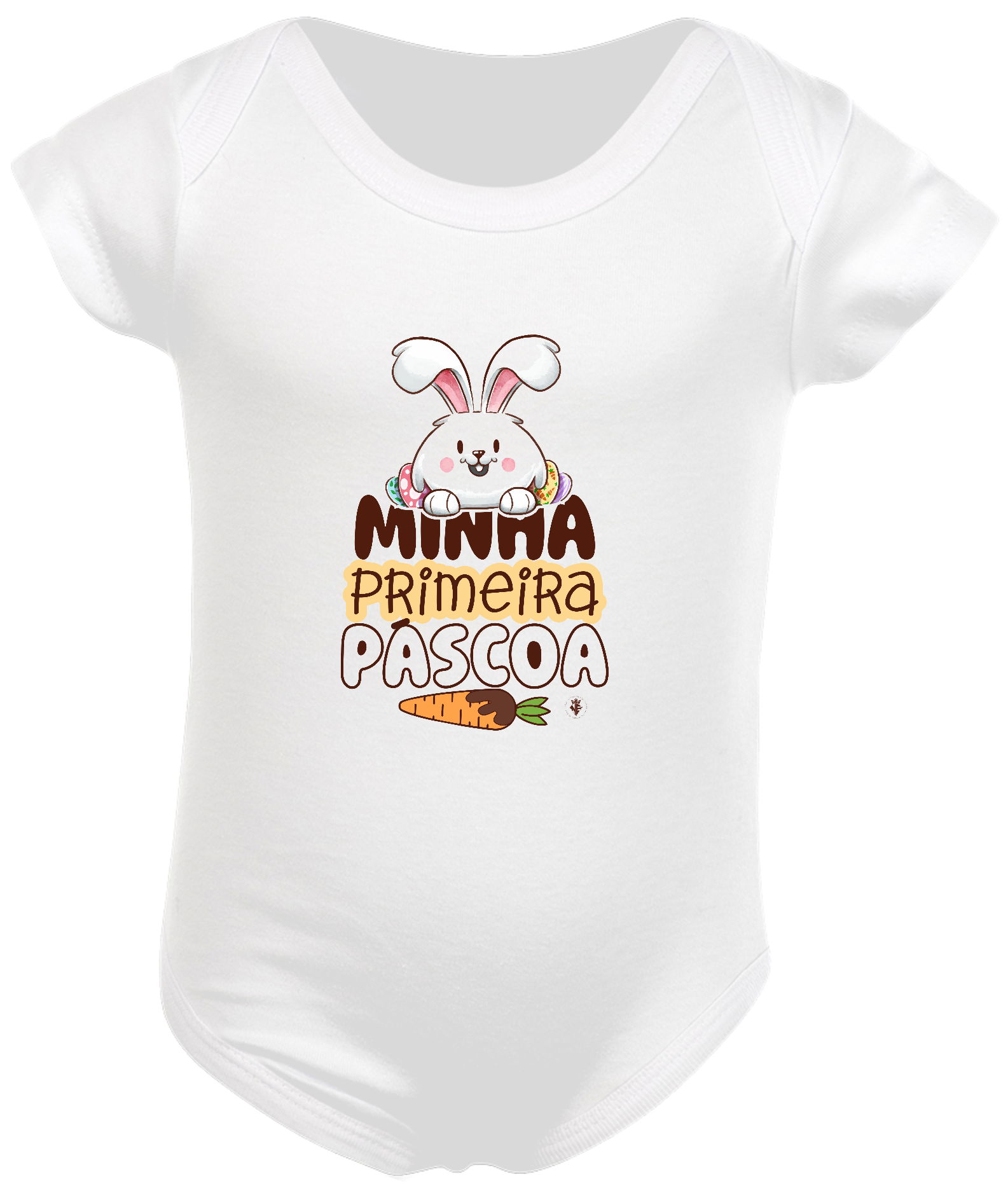 BODY INFANTIL MINHA PRIMEIRA PASCOA