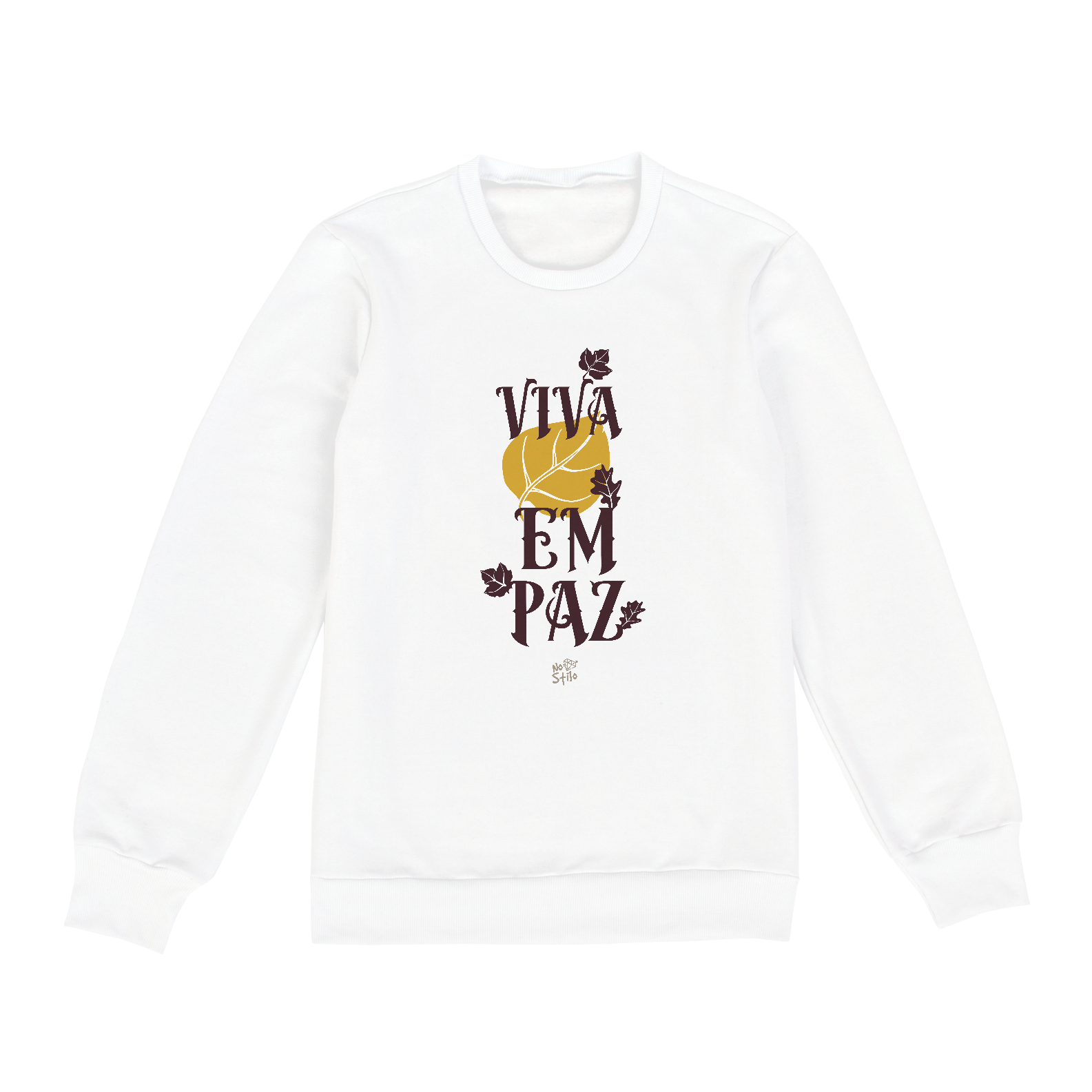 MOLETOM VIVA EM PAZ FECHADO UNISSEX