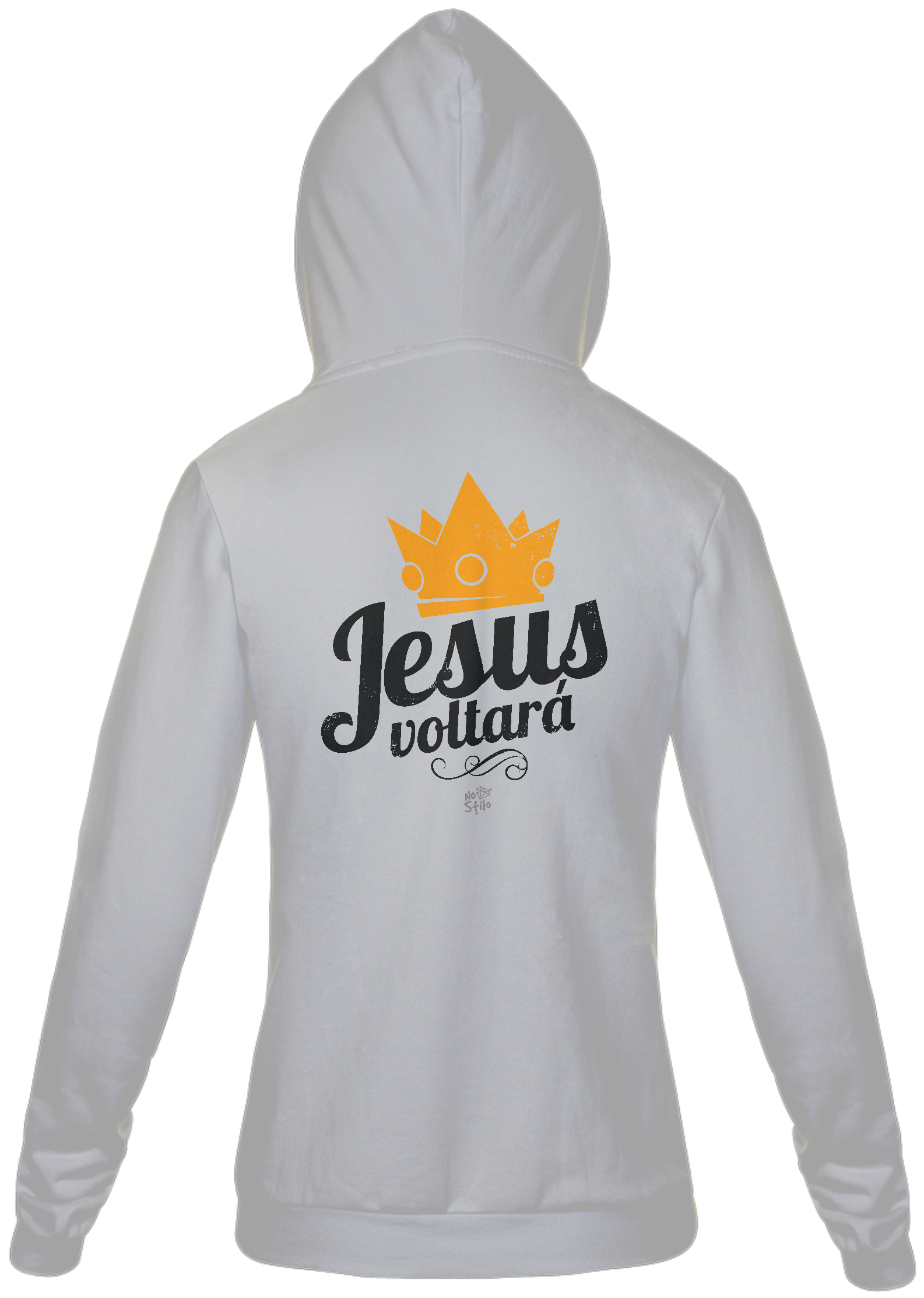 MOLETOM JESUS VOLTARÁ CAPUZ ZIPER UNISSEX