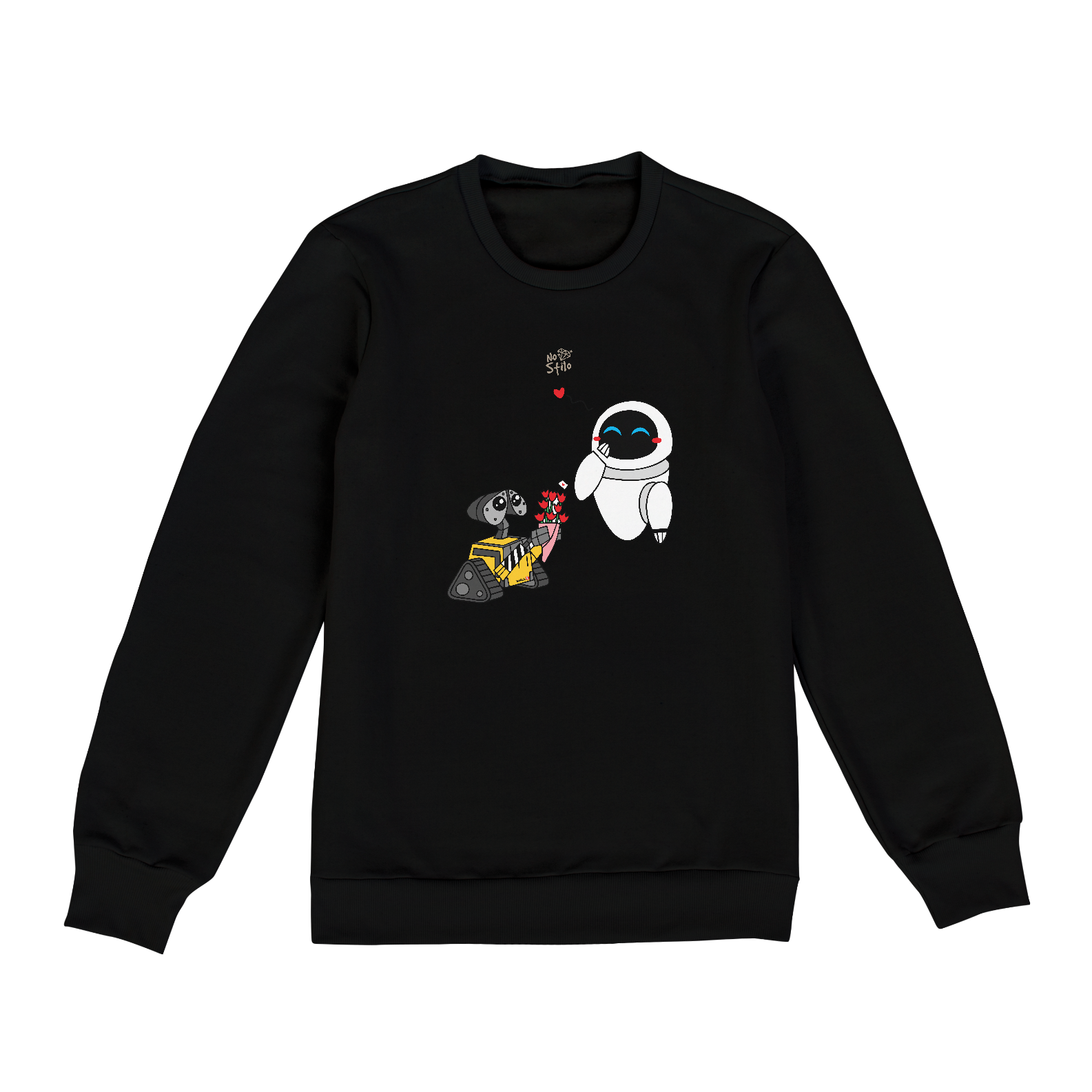 MOLETOM WALL-E E EVA FECHADO UNISSEX