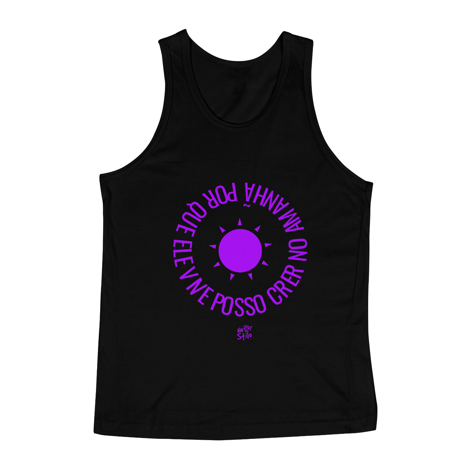 CAMISA POR QUE ELE VIVE POSSO CRER NO AMANHÃ REGATA