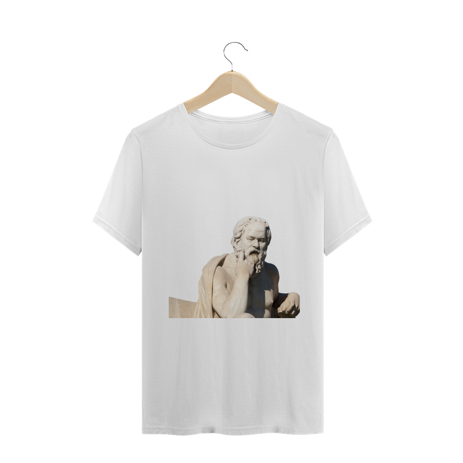 Nome do produto  Pro Pensar - T Shirt - Sócrates