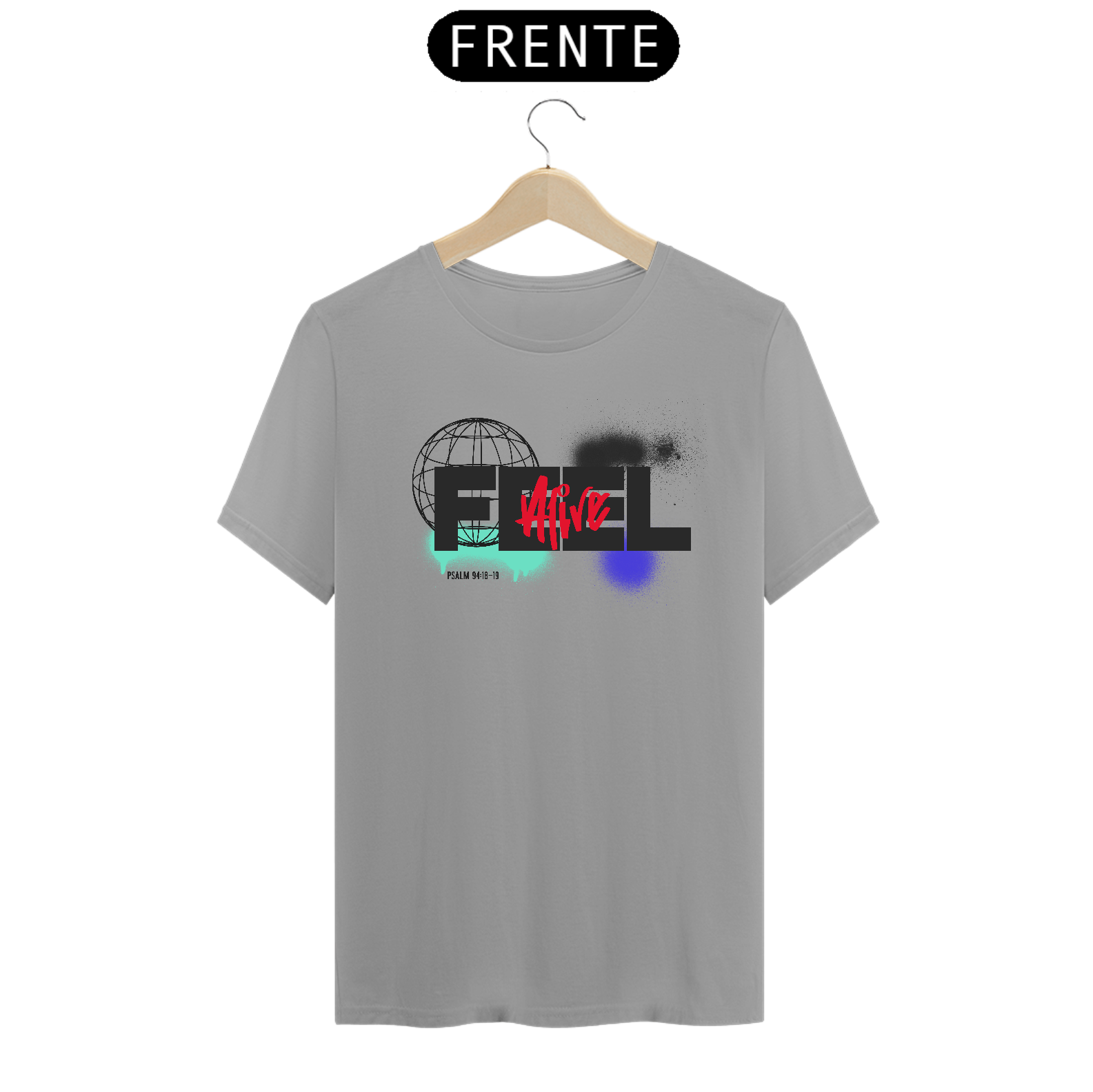 Nome do produto  Camiseta Wordfaith Feel