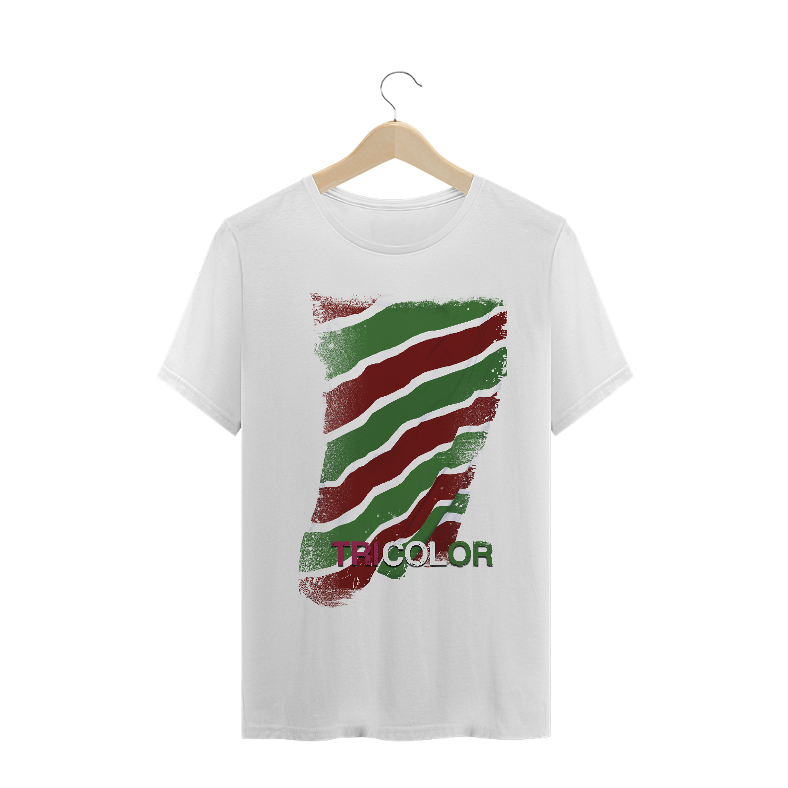 Nome do produto  Camiseta Tricolor cores