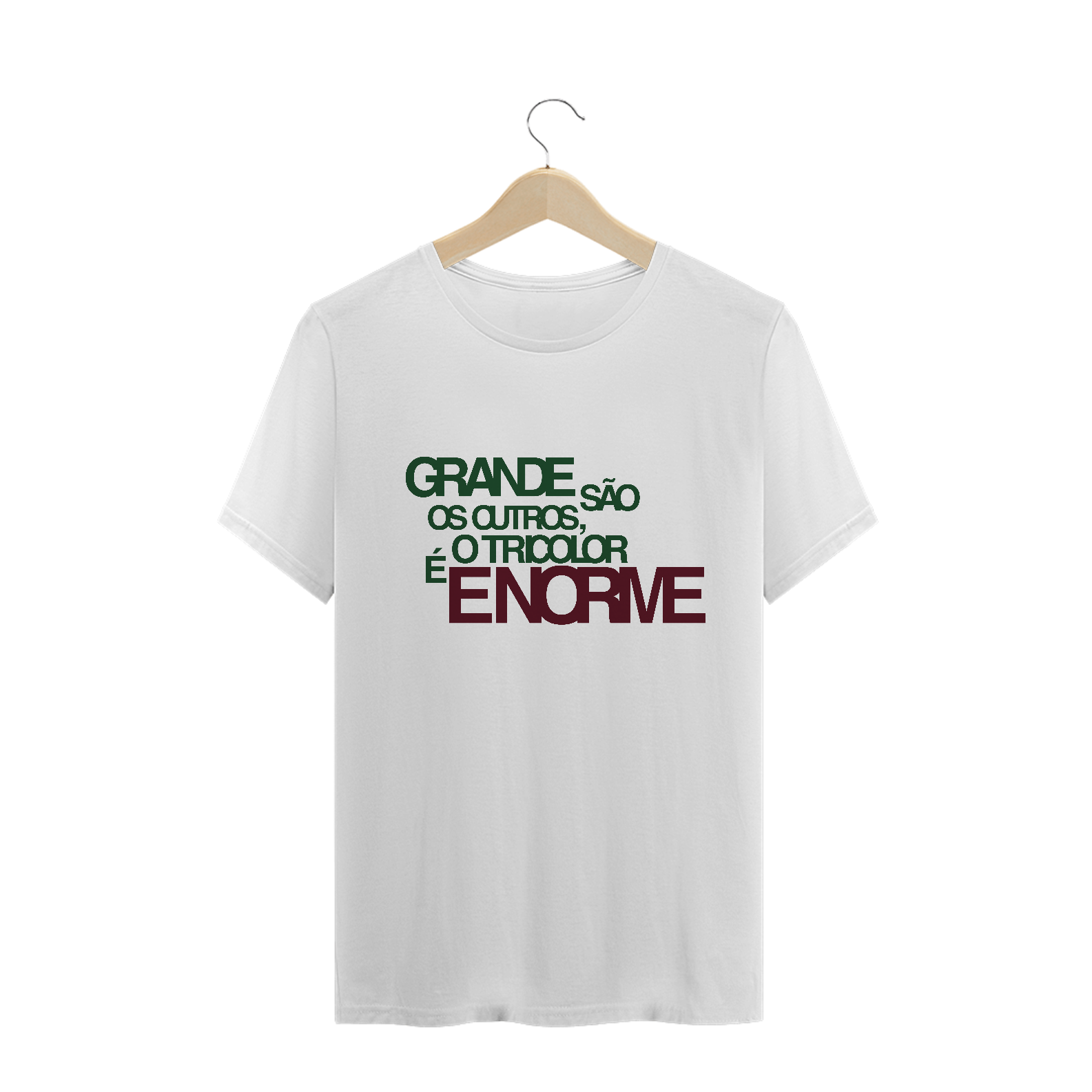 Nome do produto  Camiseta O Tricolor é enorme