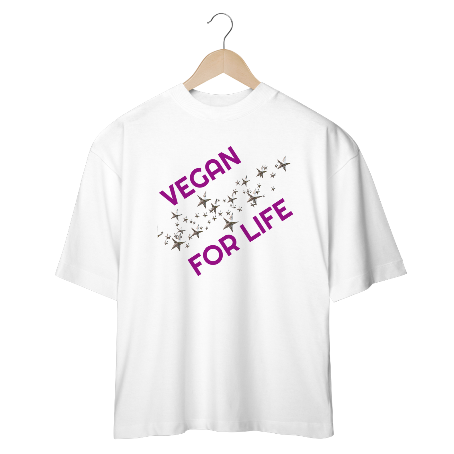 Camiseta Oversized  | VEGAN FOR LIFE 3