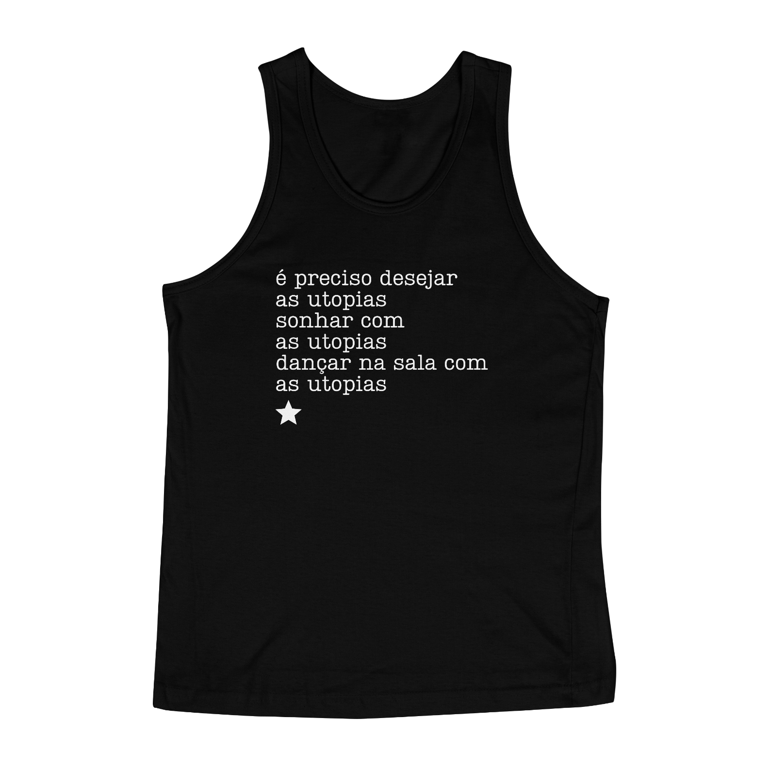 Nome do produto  Dançar com as Utopias Preta Regata