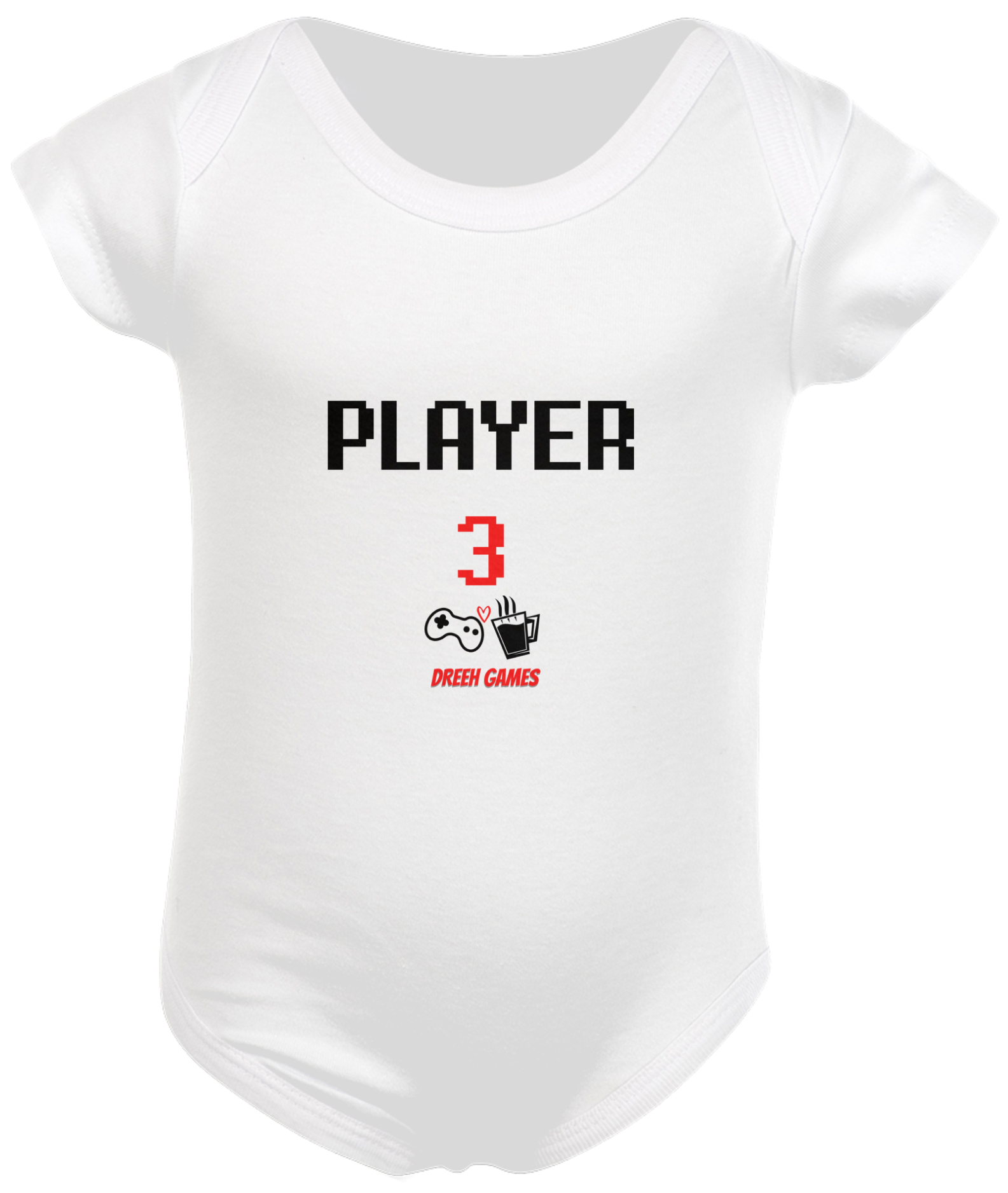 Nome do produto  Body Infantil Player 3