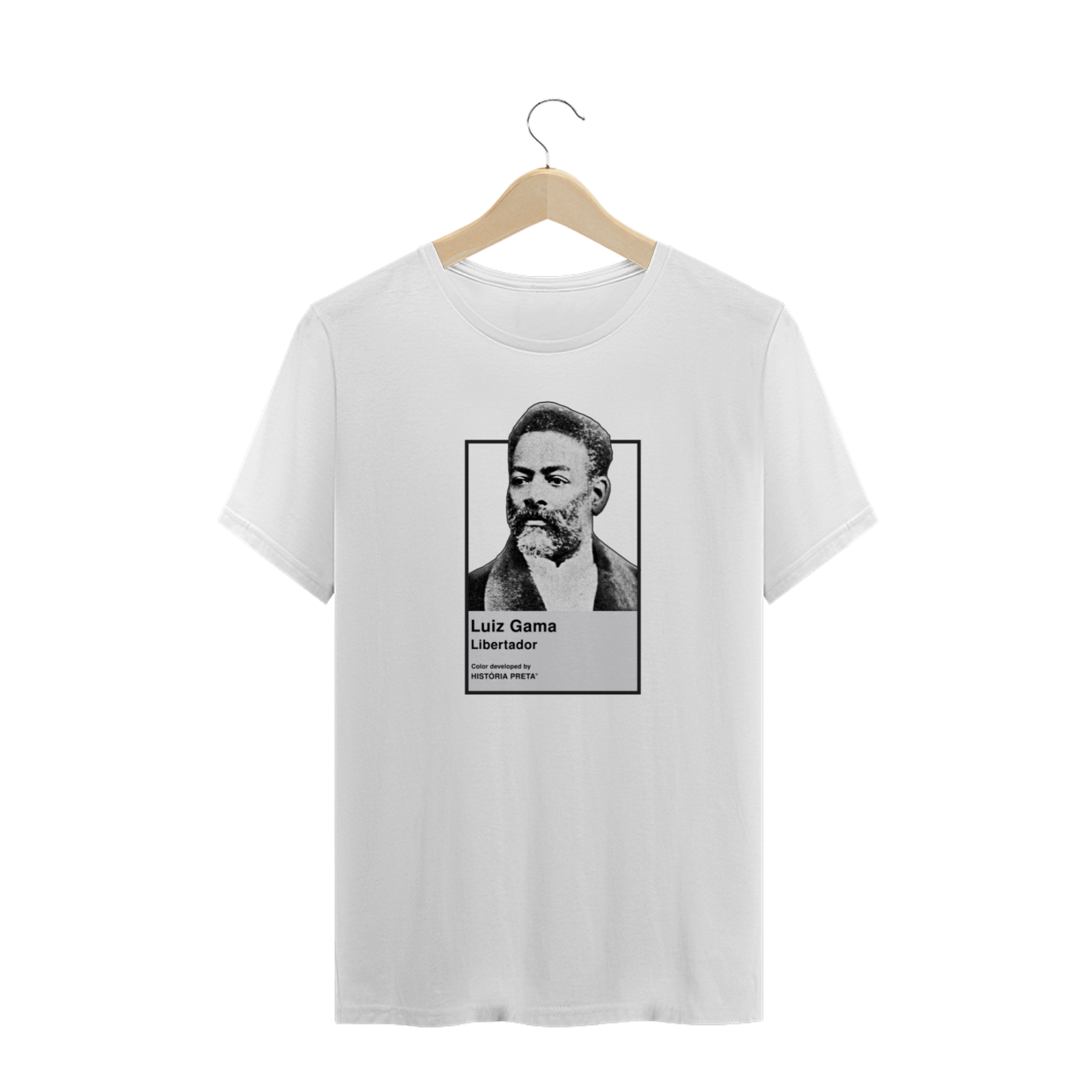 Camiseta Pantone Luiz Gama