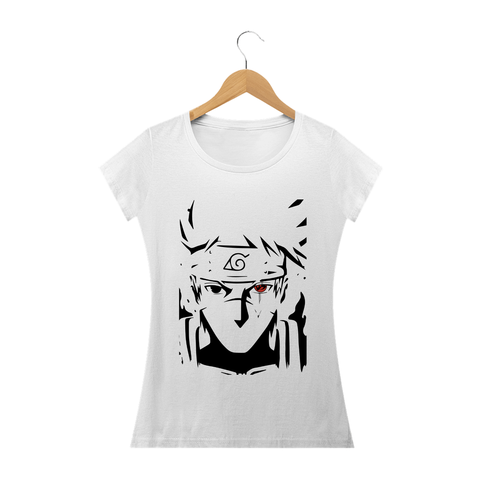 Nome do produto  Camiseta Feminina Kakashi - Naruto