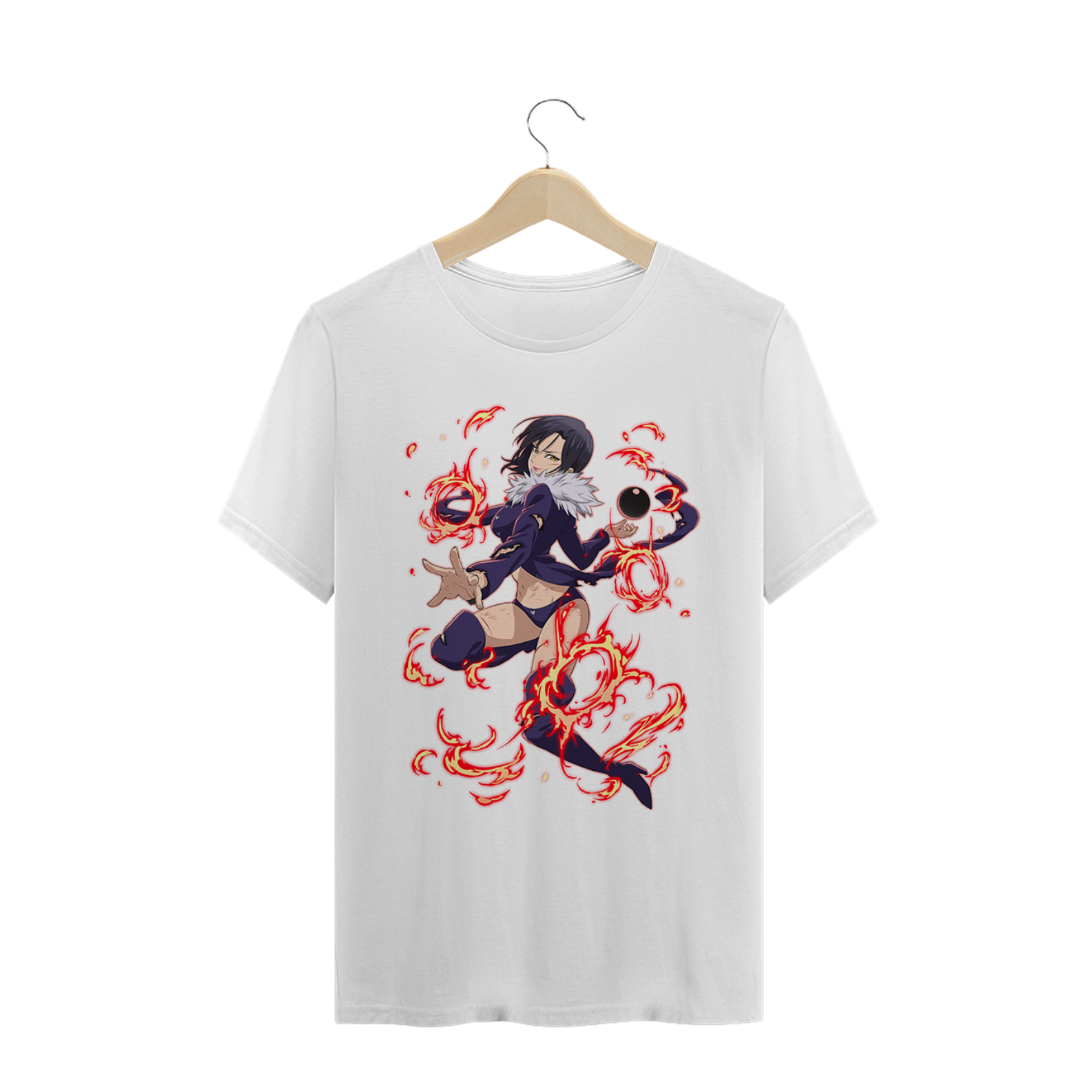 Camiseta Masculina Merlin - Nanatsu no Taizai