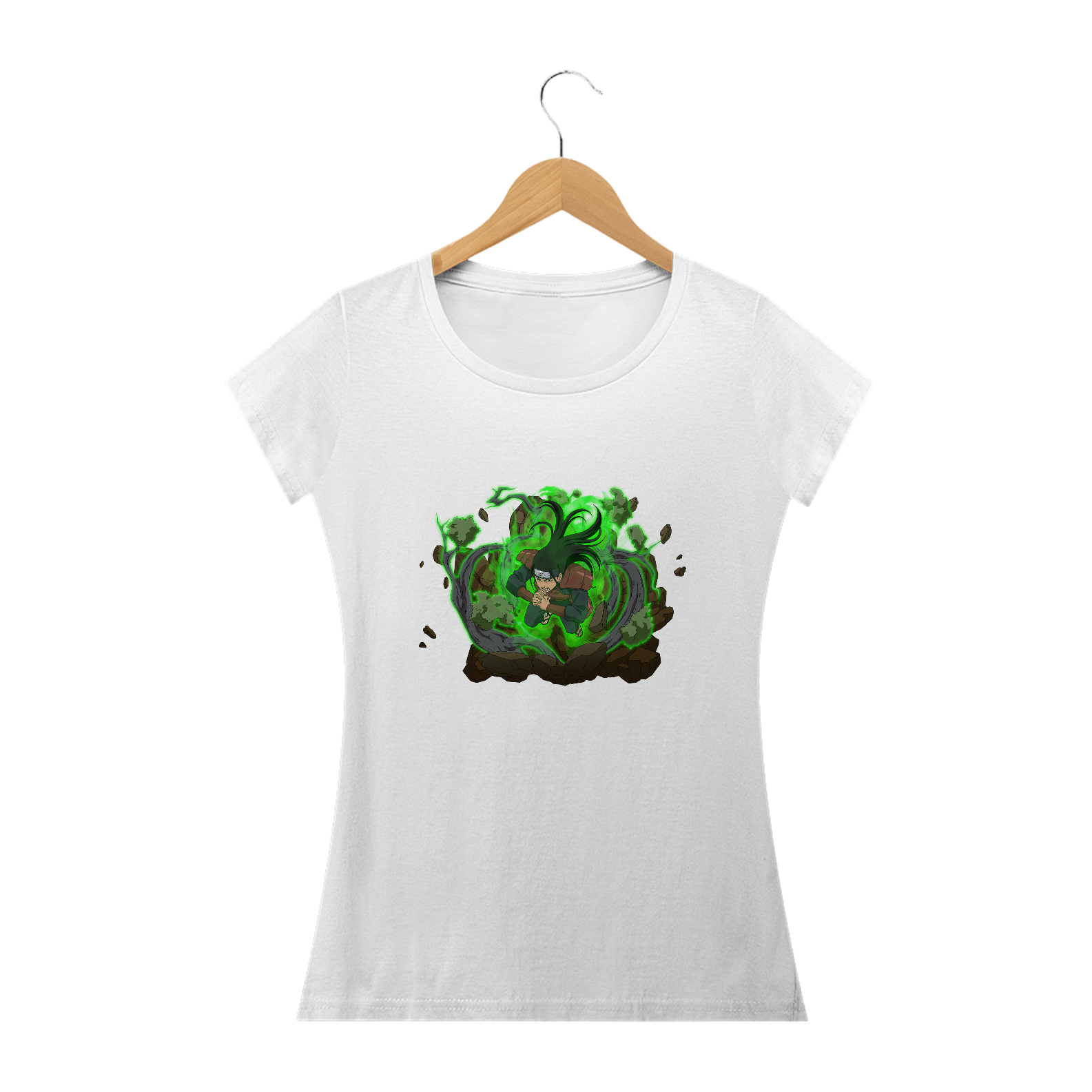 Camiseta Feminina Hashirama - Naruto