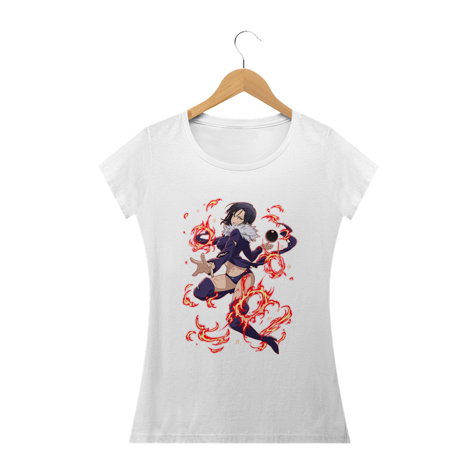 Nome do produto  Camiseta Feminina Merlin - Nanatsu no Taizai
