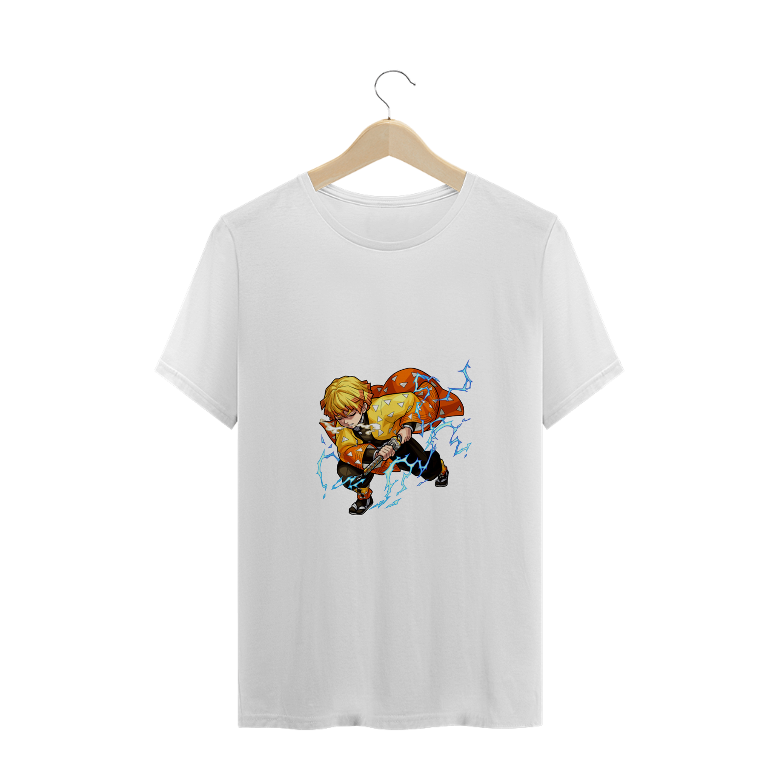 Nome do produto  Camiseta Kimetsu - Zenitsu